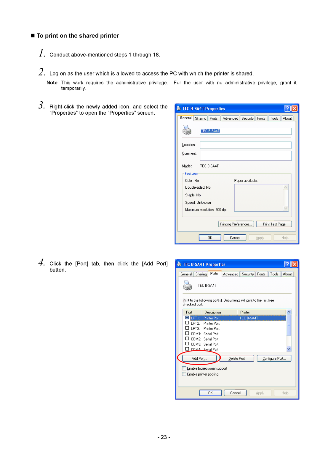 Toshiba BDRV-WBX8-Z31 Version 7.2.4 M-3 manual To print on the shared printer 