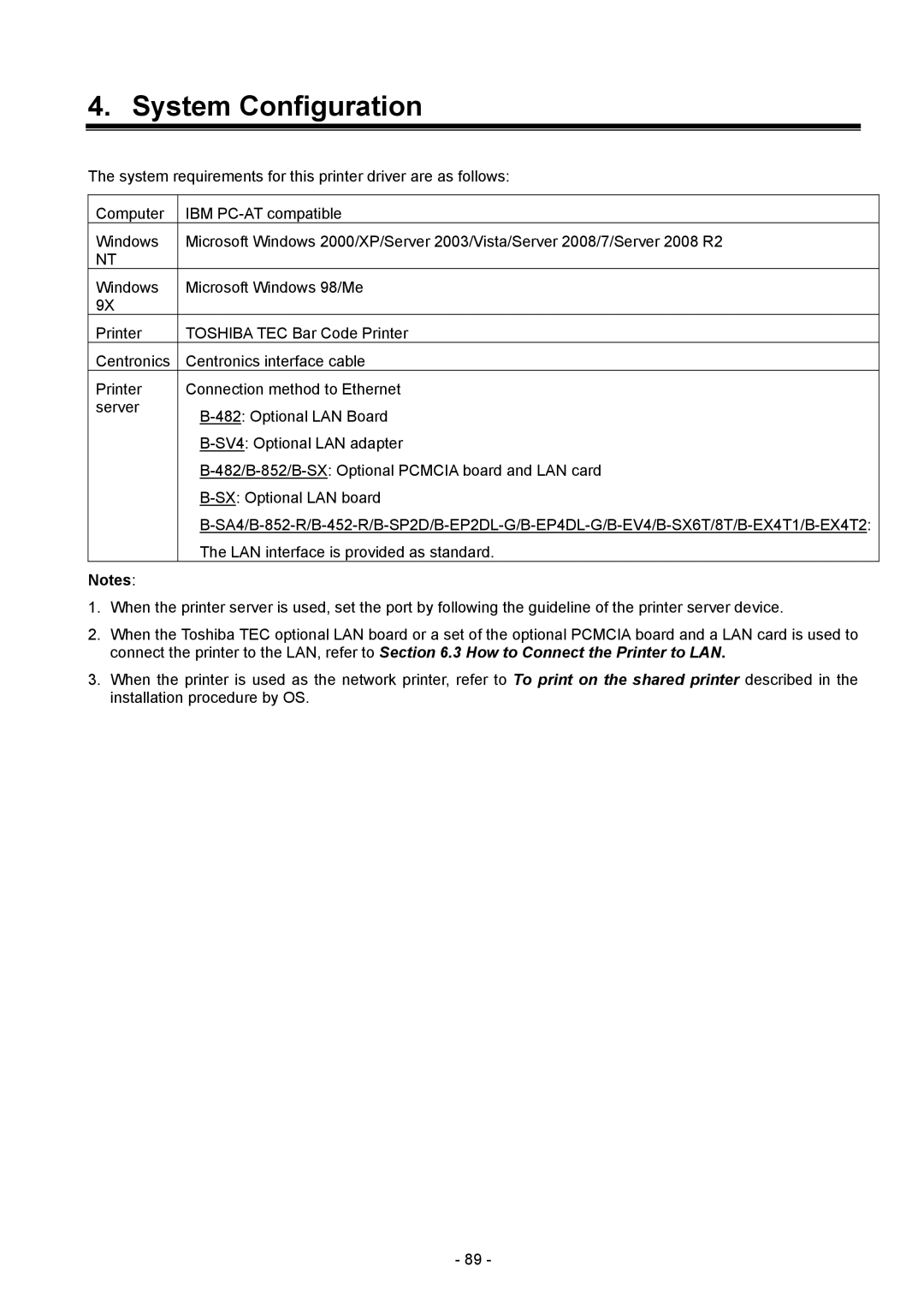 Toshiba BDRV-WBX8-Z31 Version 7.2.4 M-3 manual System Configuration 