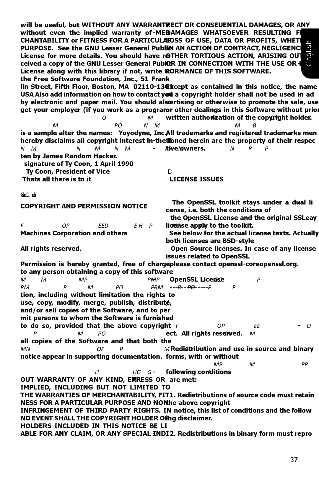 Toshiba BDX1100KC ICU License ICU 1.8.1 and later, Copyright and Permission Notice, Or in Connection with the USE or PER 