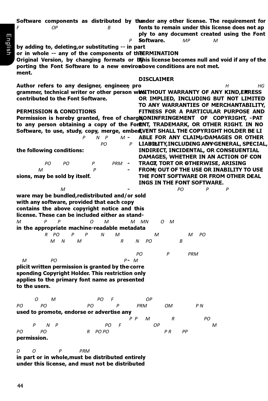 Toshiba BDX1100KC owner manual Permission & Conditions, Termination, Disclaimer 