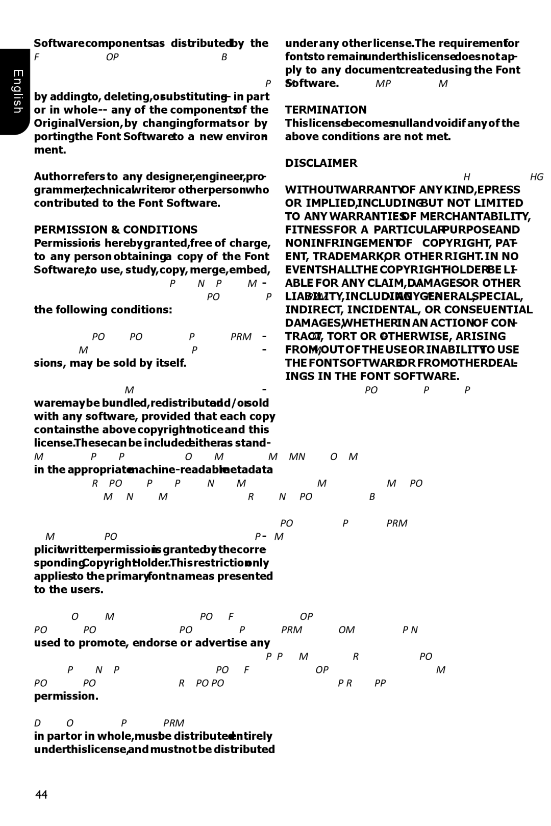 Toshiba BDX1100KU owner manual Permission & Conditions, Termination, Disclaimer 