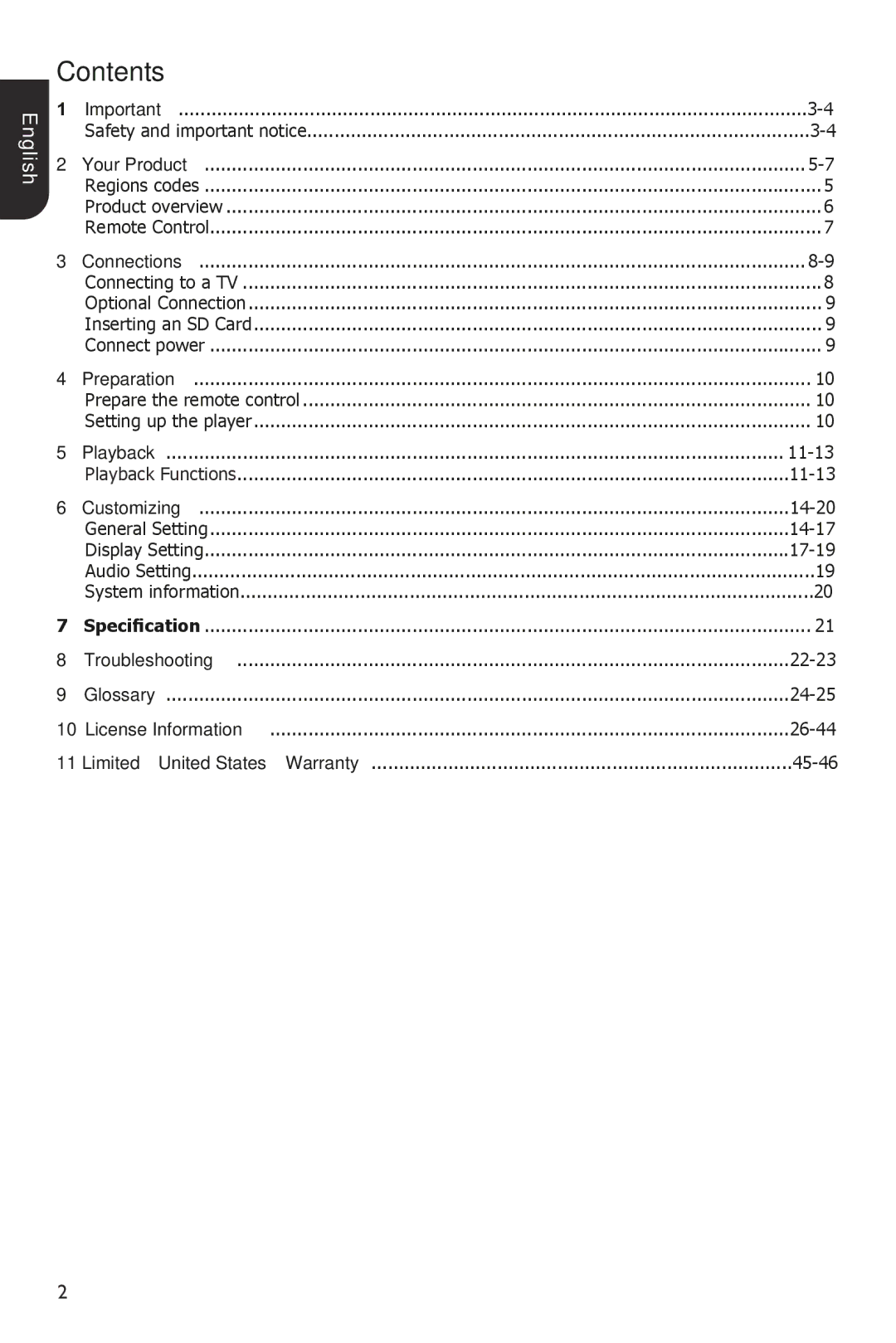 Toshiba BDX1200KU owner manual Contents 