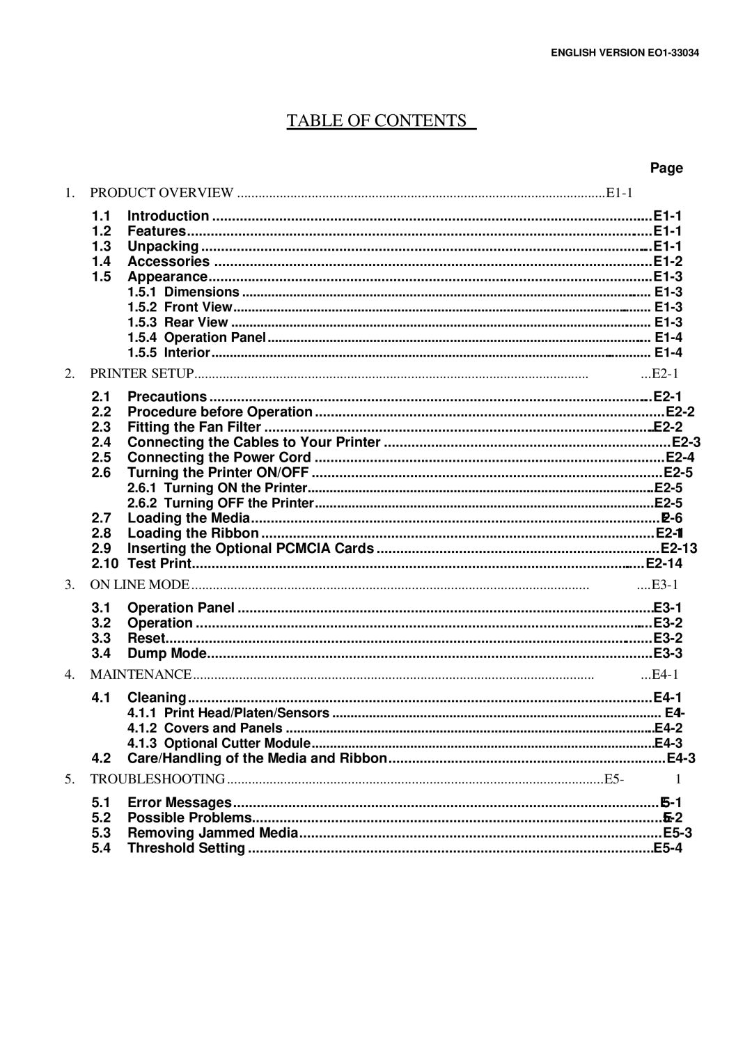 Toshiba B-SX4T Series, BSX4TGS20QMR owner manual Table of Contents 