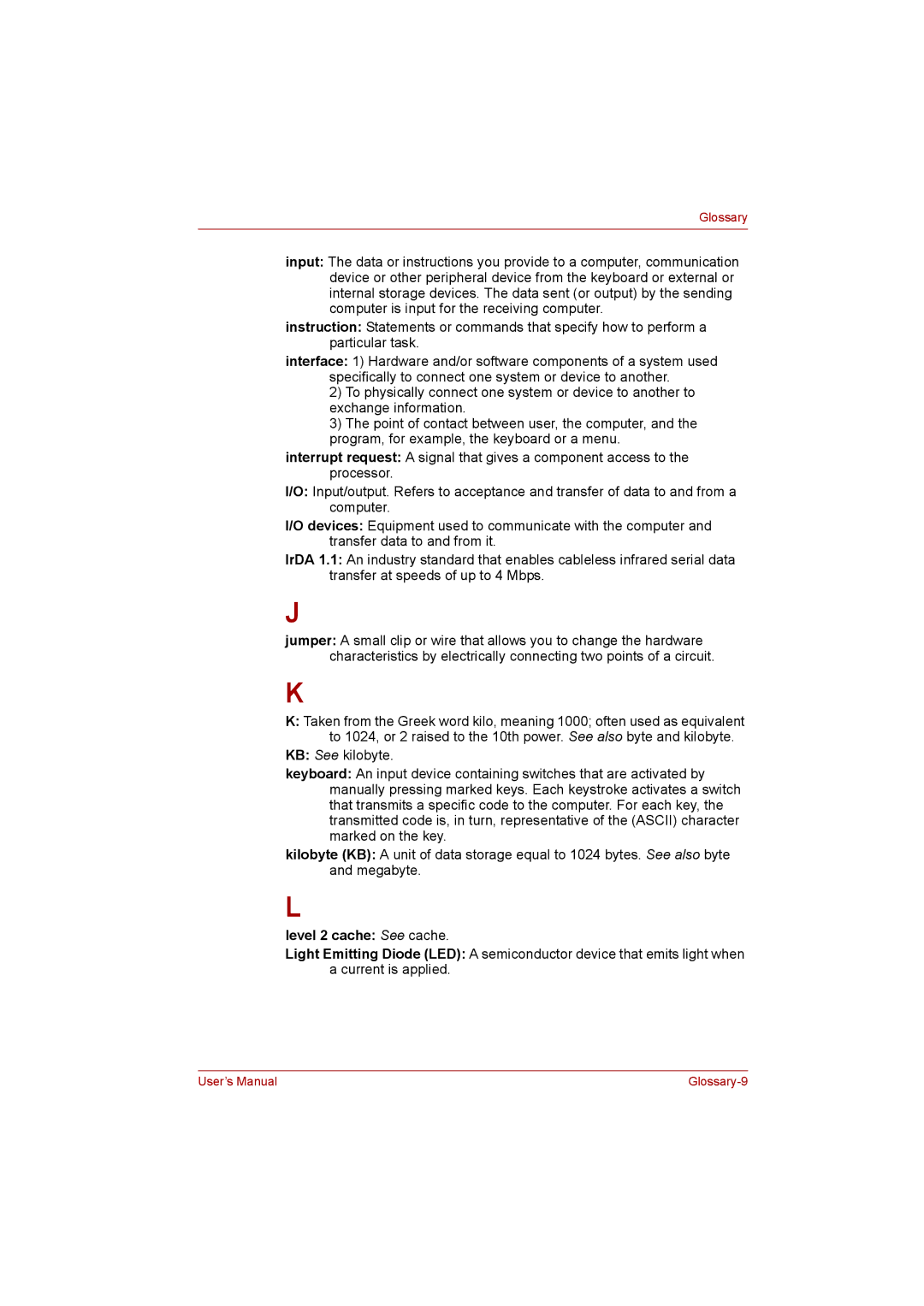 Toshiba C650D user manual Level 2 cache See cache 