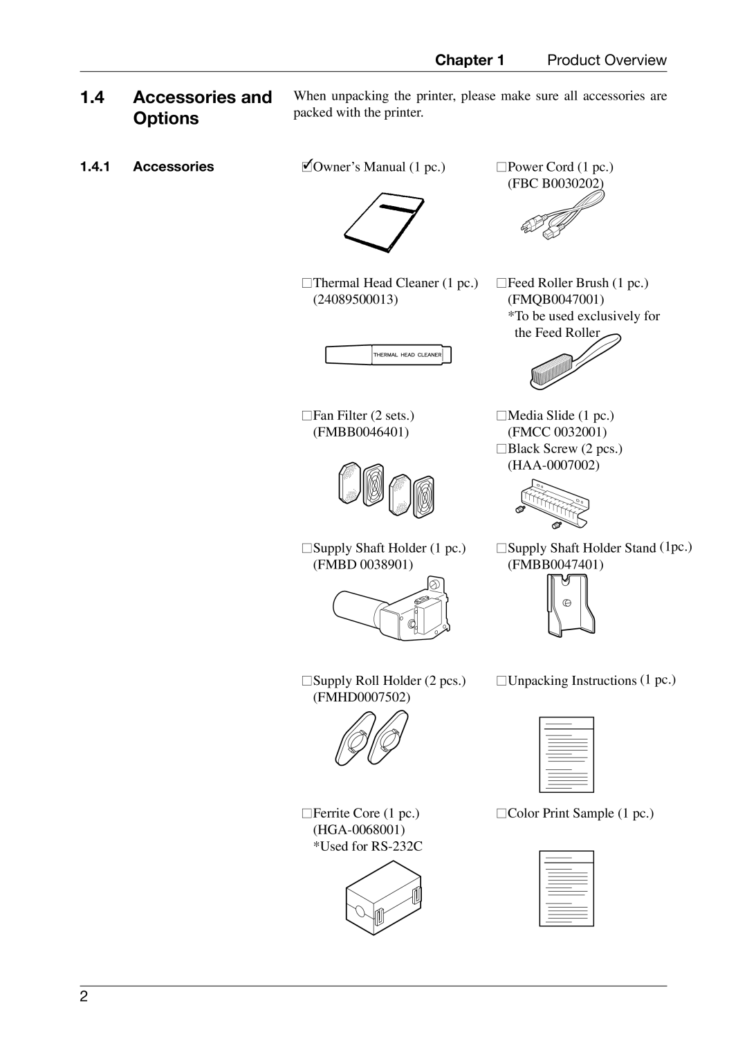 Toshiba CB-416-T3-QQ owner manual Accessories and Options 