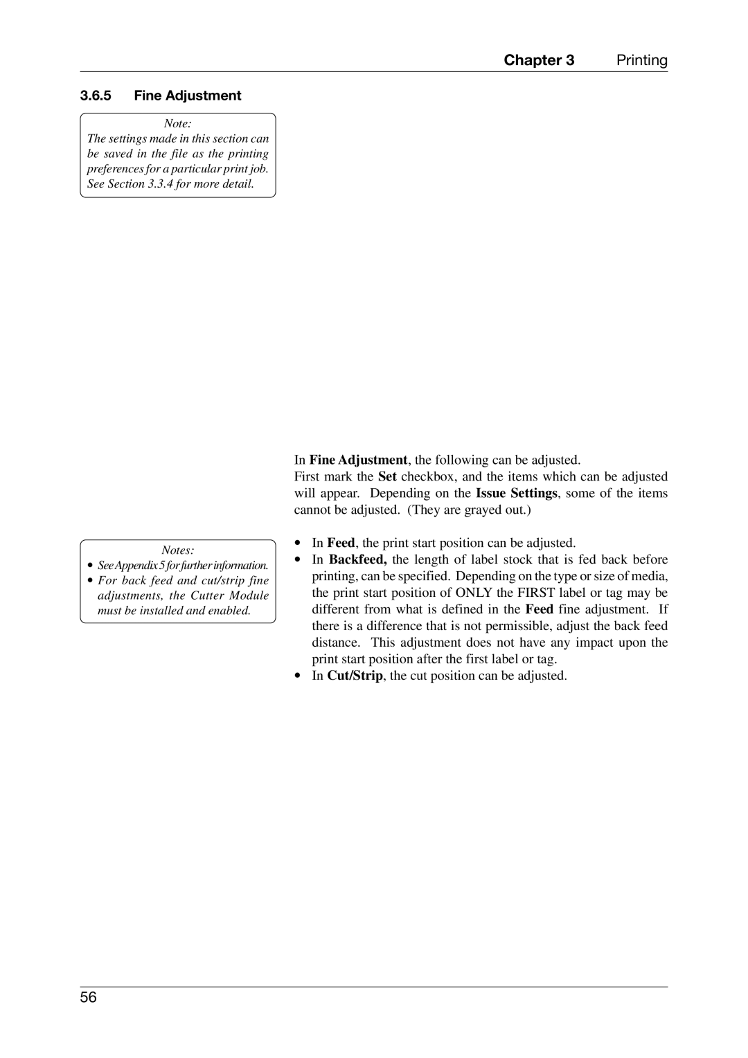 Toshiba CB-416-T3-QQ owner manual Fine Adjustment 