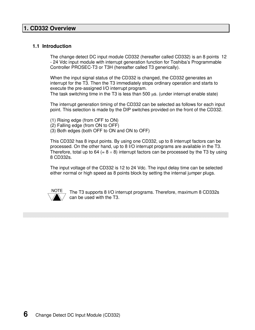 Toshiba user manual CD332 Overview, Introduction 