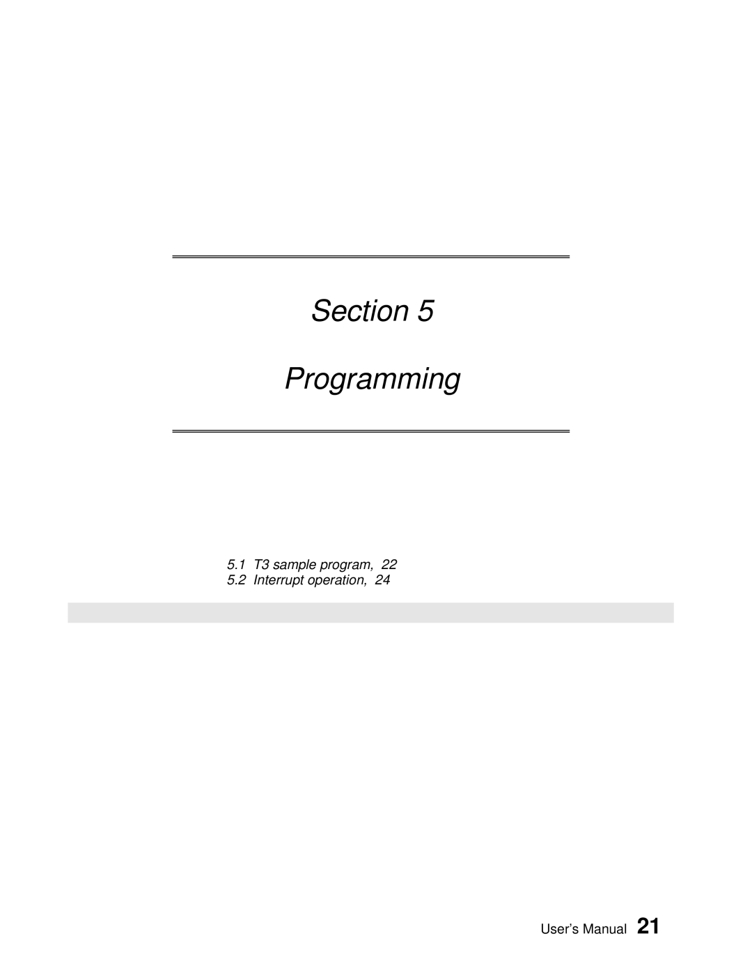 Toshiba CD332 user manual Section Programming 