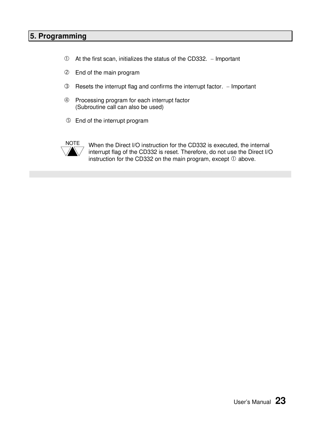 Toshiba CD332 user manual Programming 