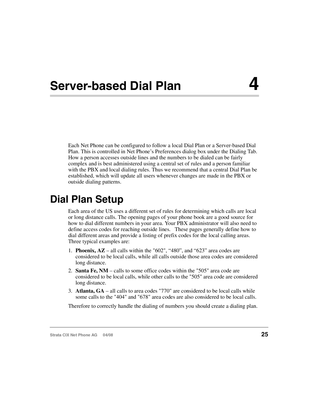 Toshiba CIX-AG-NP-VA manual Server-based Dial Plan, Dial Plan Setup 