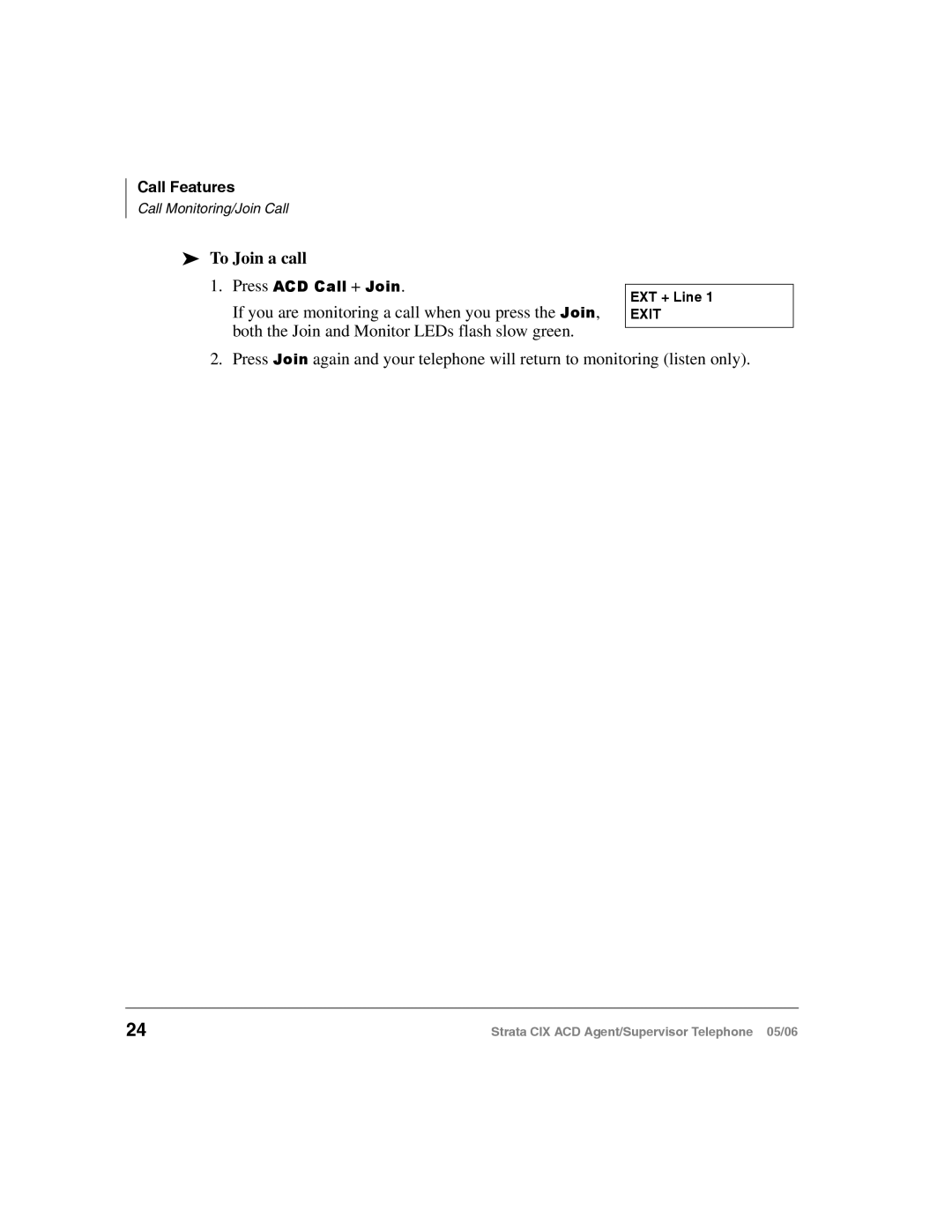 Toshiba CIX-SG-CCACD-VB manual To Join a call 