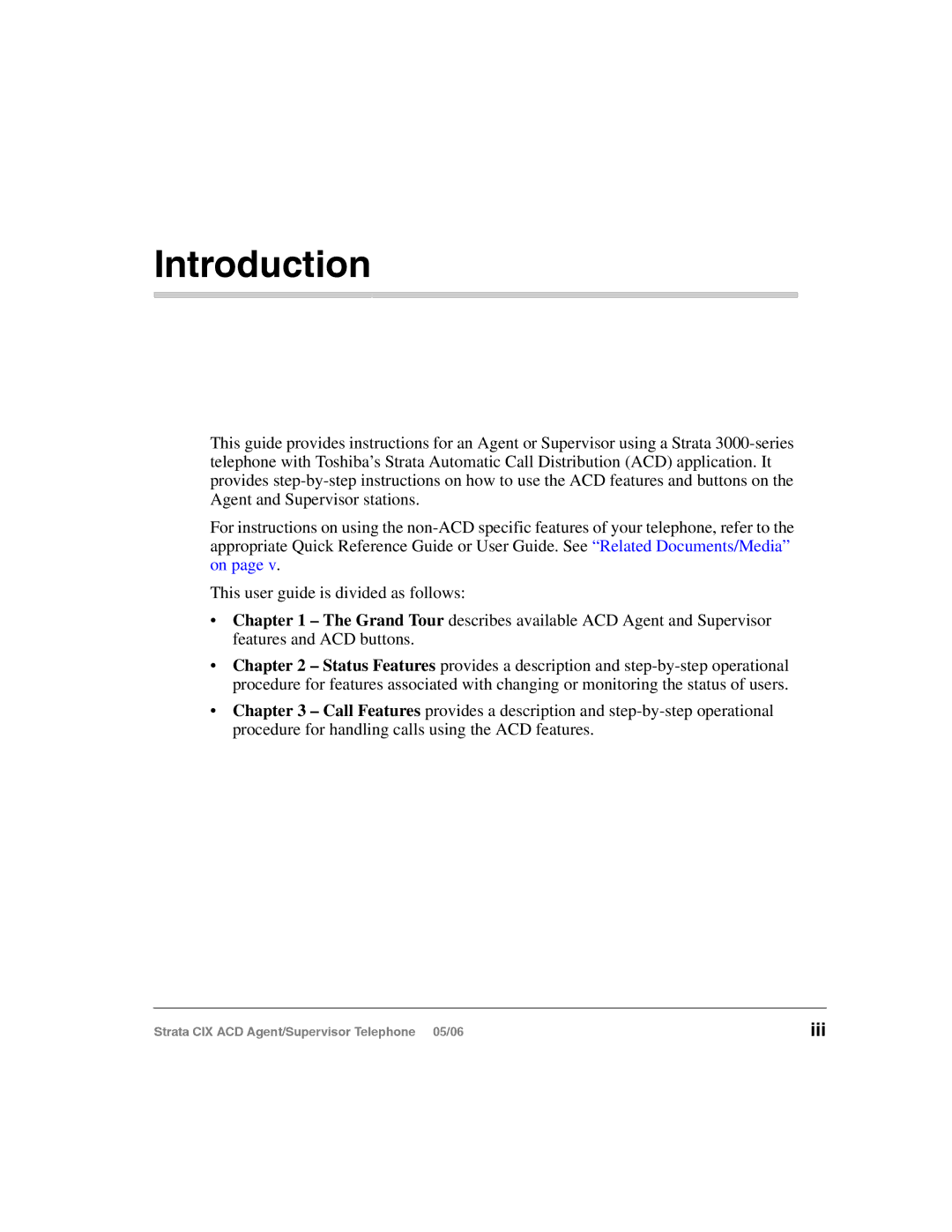 Toshiba CIX-SG-CCACD-VB manual Introduction 