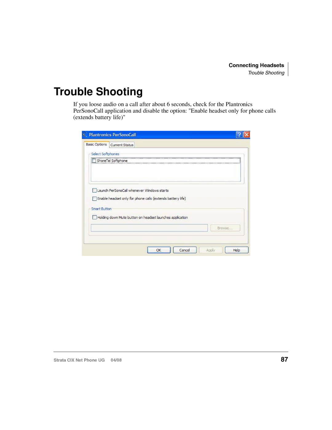 Toshiba CIX100-S, CIX200 manual Trouble Shooting 