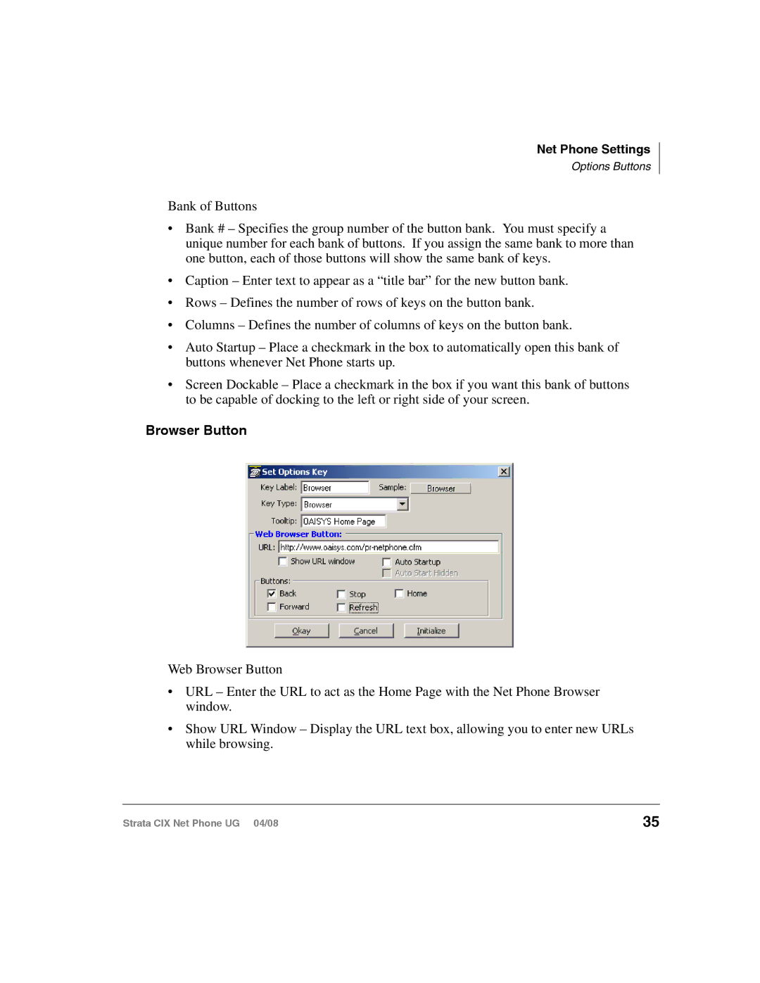 Toshiba CIX200, CIX100-S manual Browser Button 