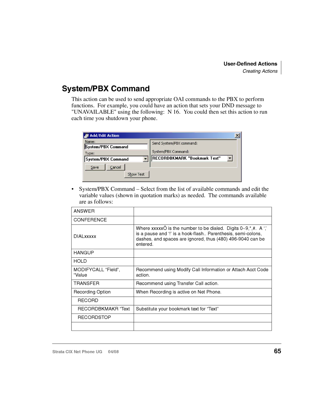 Toshiba CIX200, CIX100-S manual System/PBX Command, Answer Conference 