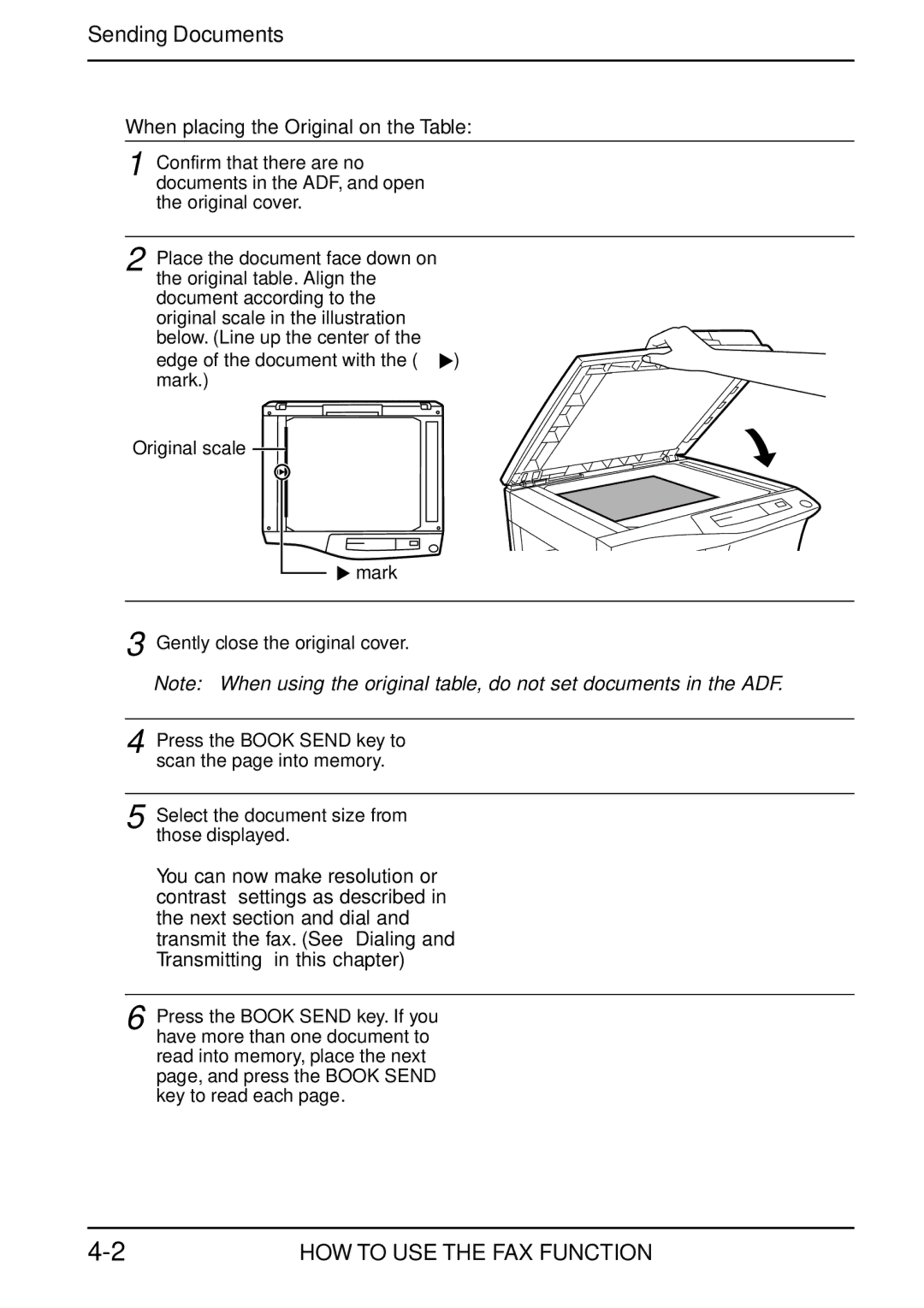 Toshiba Copier manual Sending Documents 