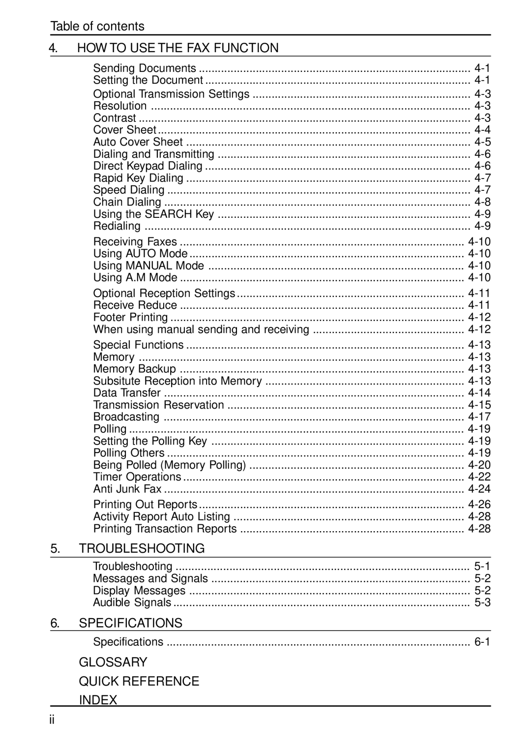 Toshiba Copier manual Troubleshooting 