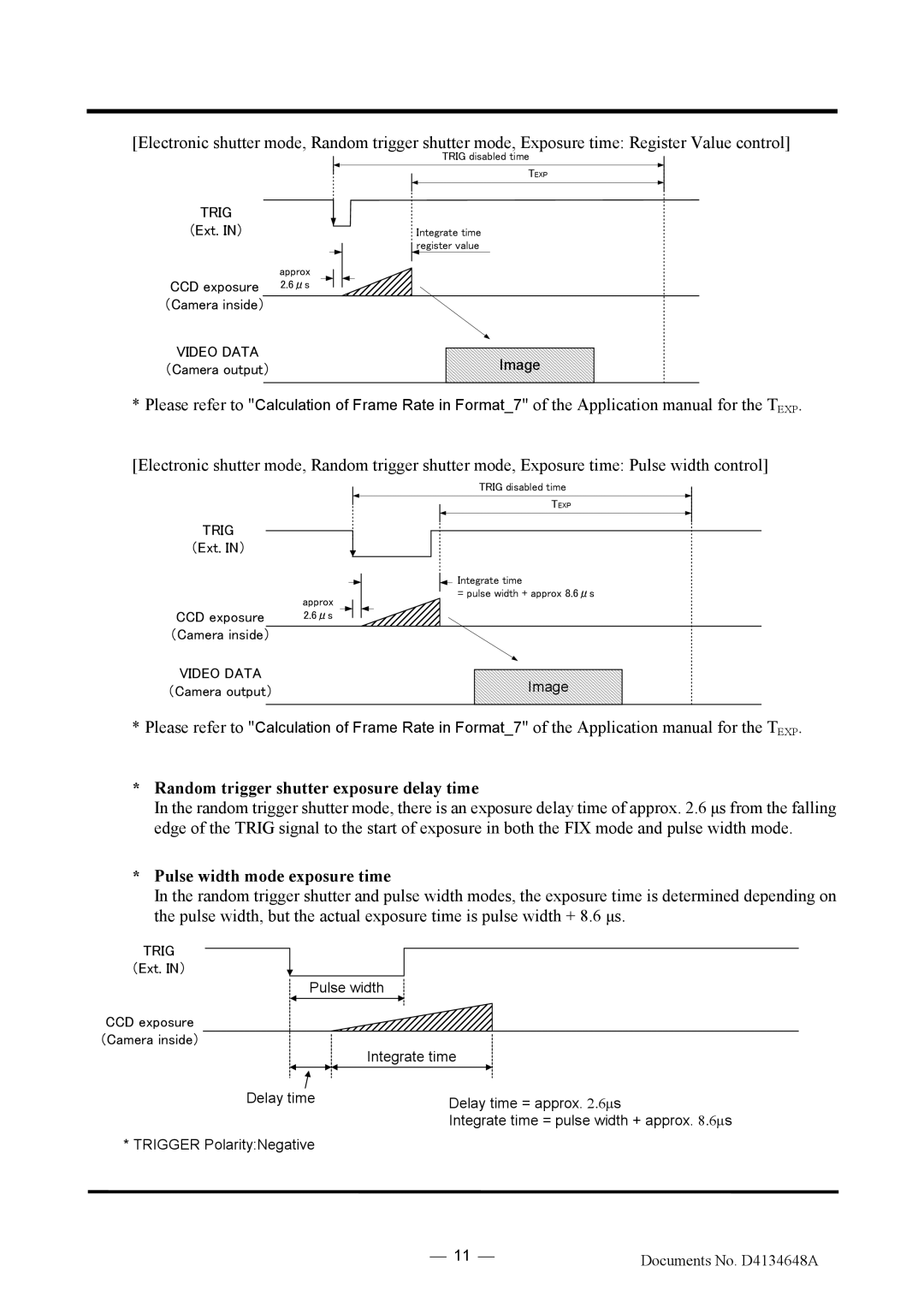 Toshiba CS3950DIF manual （Ext. IN） Pulse width 