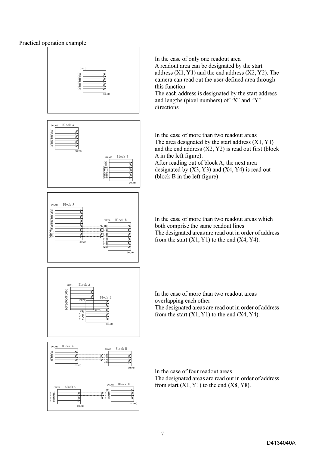 Toshiba CSB1100CL-10 specifications Practical operation example 