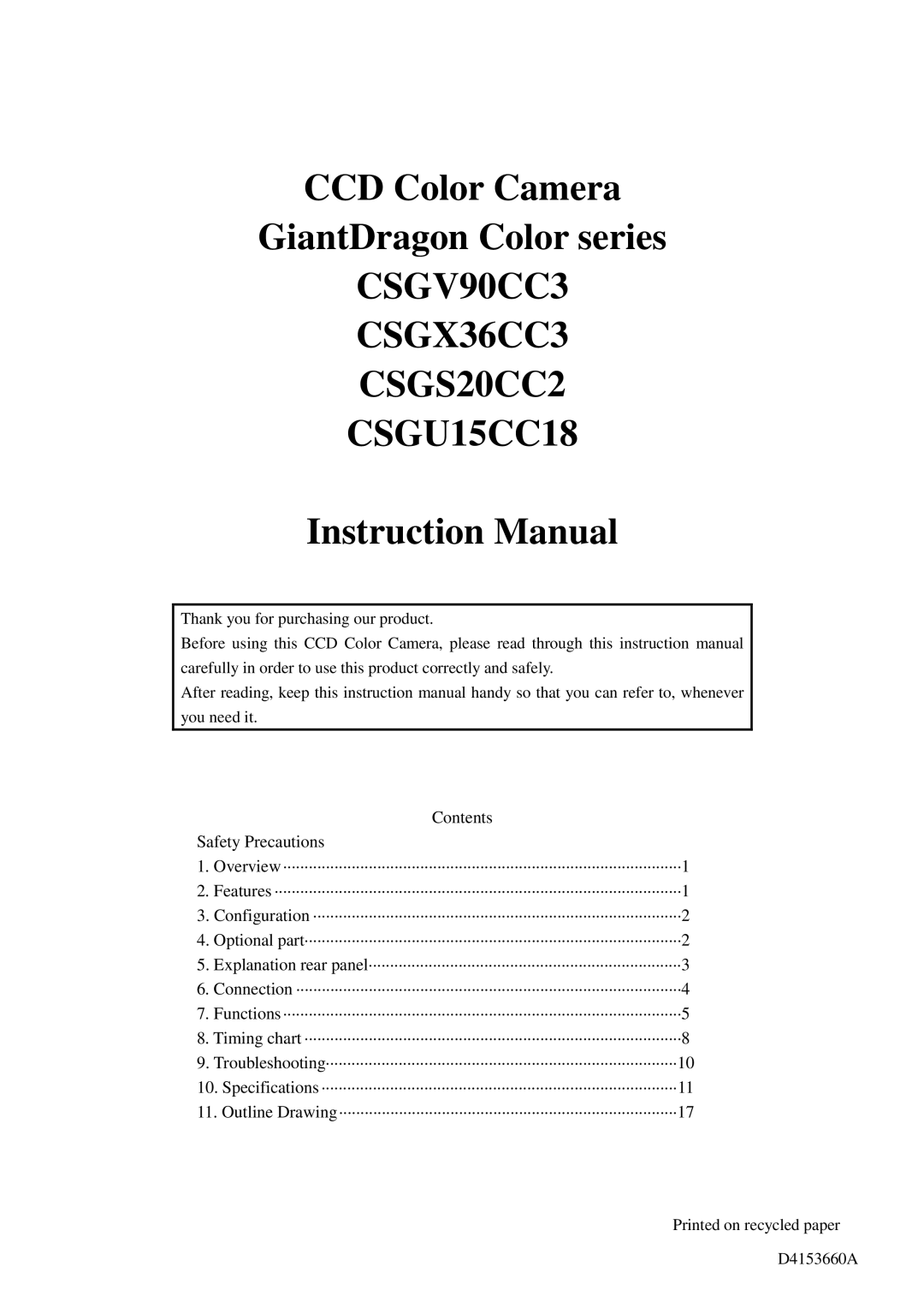 Toshiba CSGU15BC18, CSGX36BC3, CSGS15BC23, CSGS20BC2, CSGV90BC3 instruction manual CSGV90CC3 CSGX36CC3 CSGS20CC2 CSGU15CC18 