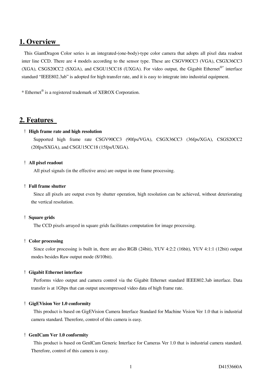 Toshiba CSGS20BC2, CSGX36BC3, CSGS15BC23, CSGV90BC3, CSGU15BC18 instruction manual Overview, Color processing 