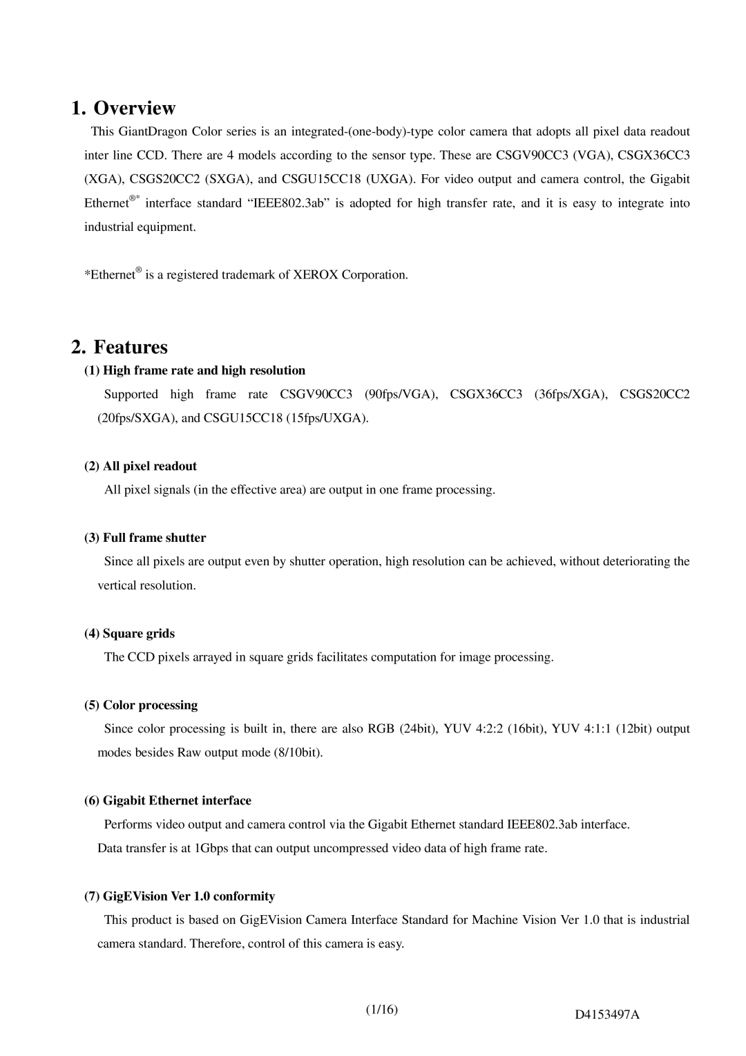 Toshiba CGSV90CC3, CSGX36CC3, CSGV90CC3, CSGU15CC18, CSGS20CC2 instruction manual Overview 