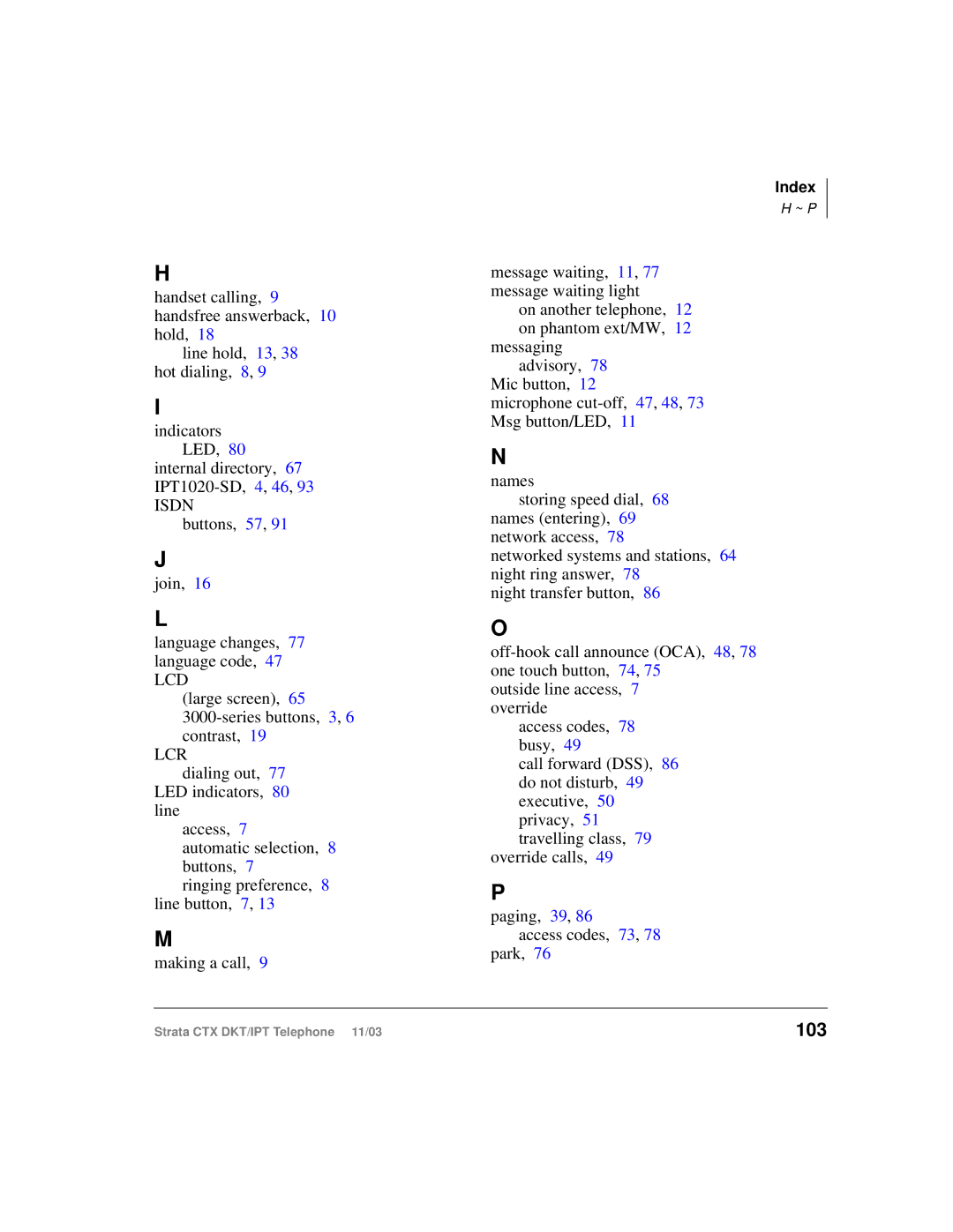 Toshiba CTX manual 103 