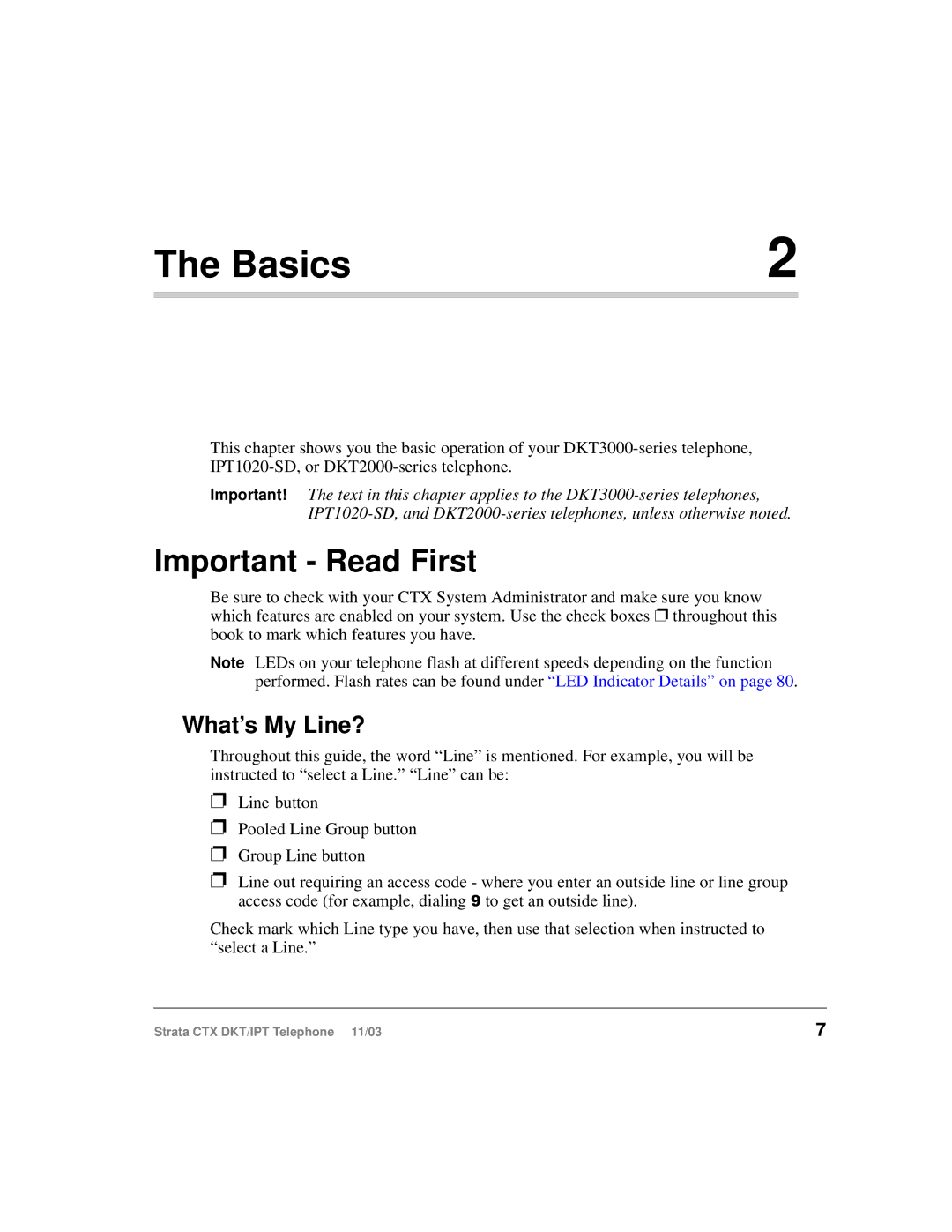 Toshiba CTX manual Basics, Important Read First, What’s My Line? 