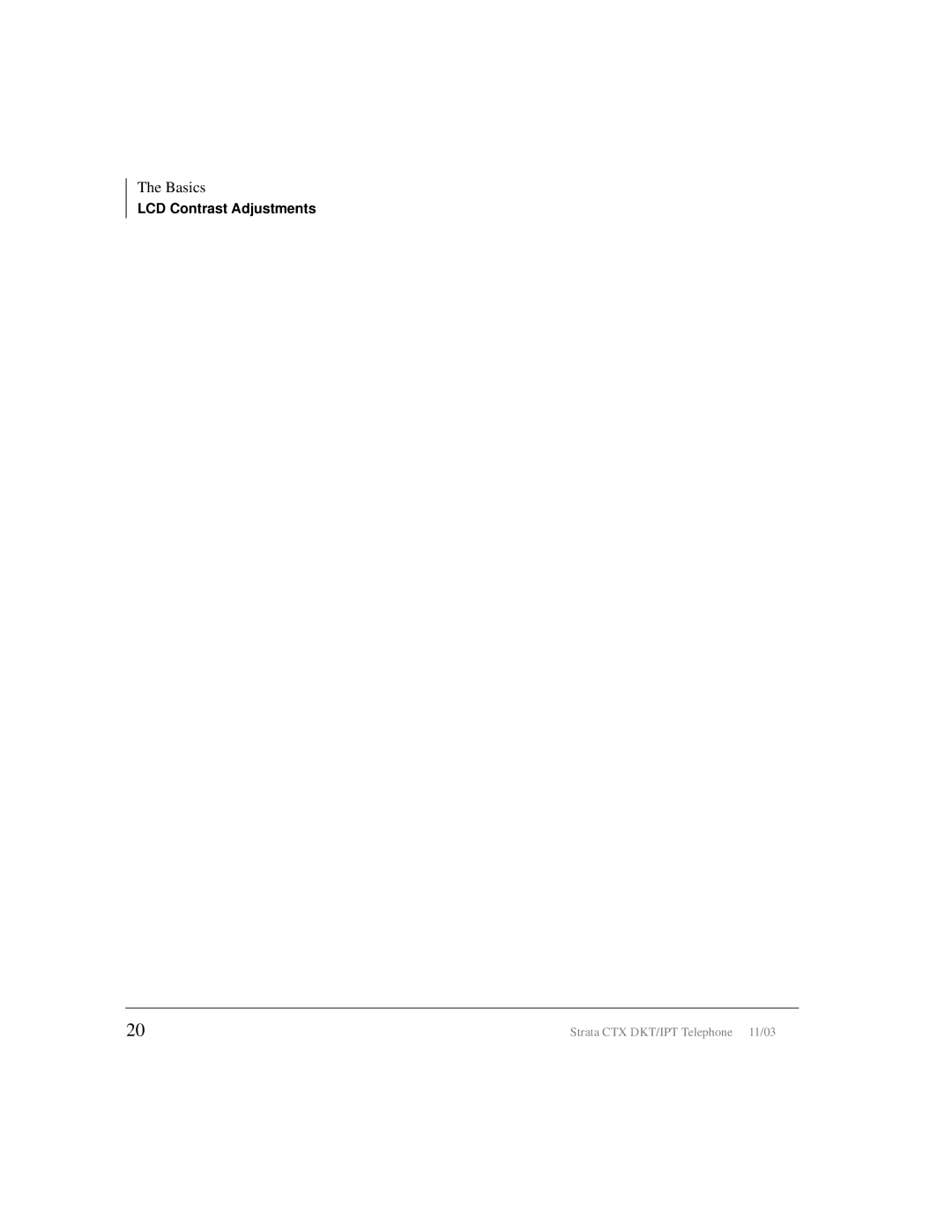 Toshiba CTX manual LCD Contrast Adjustments 