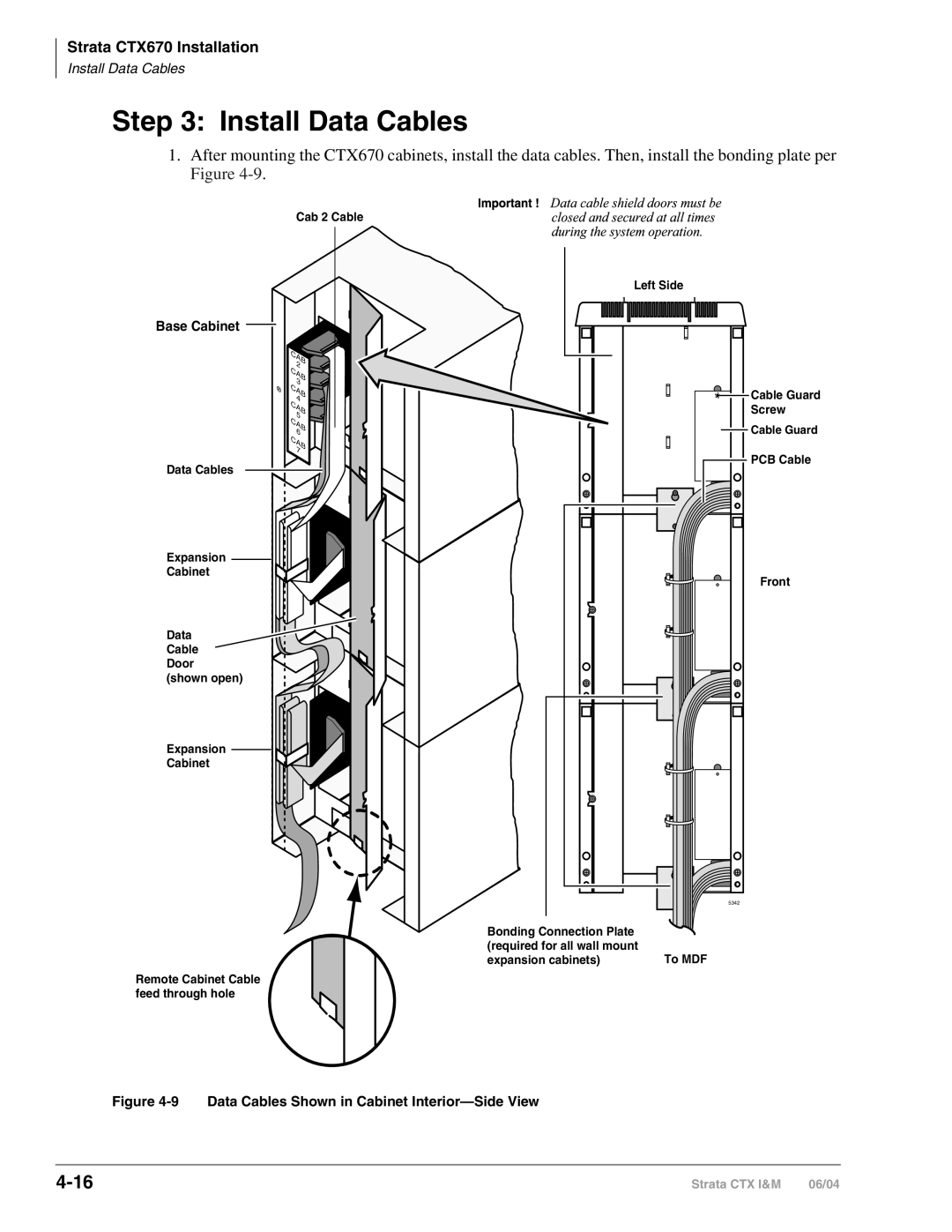 Toshiba CTX28 manual Base Cabinet 