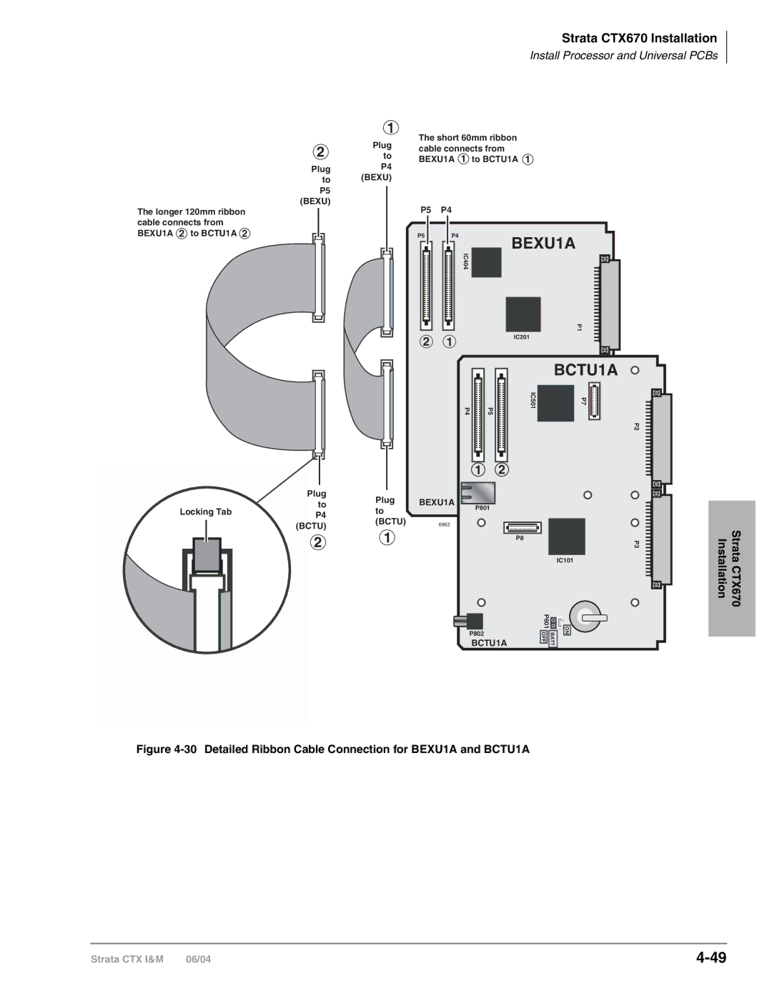 Toshiba CTX28 manual BEXU1A 