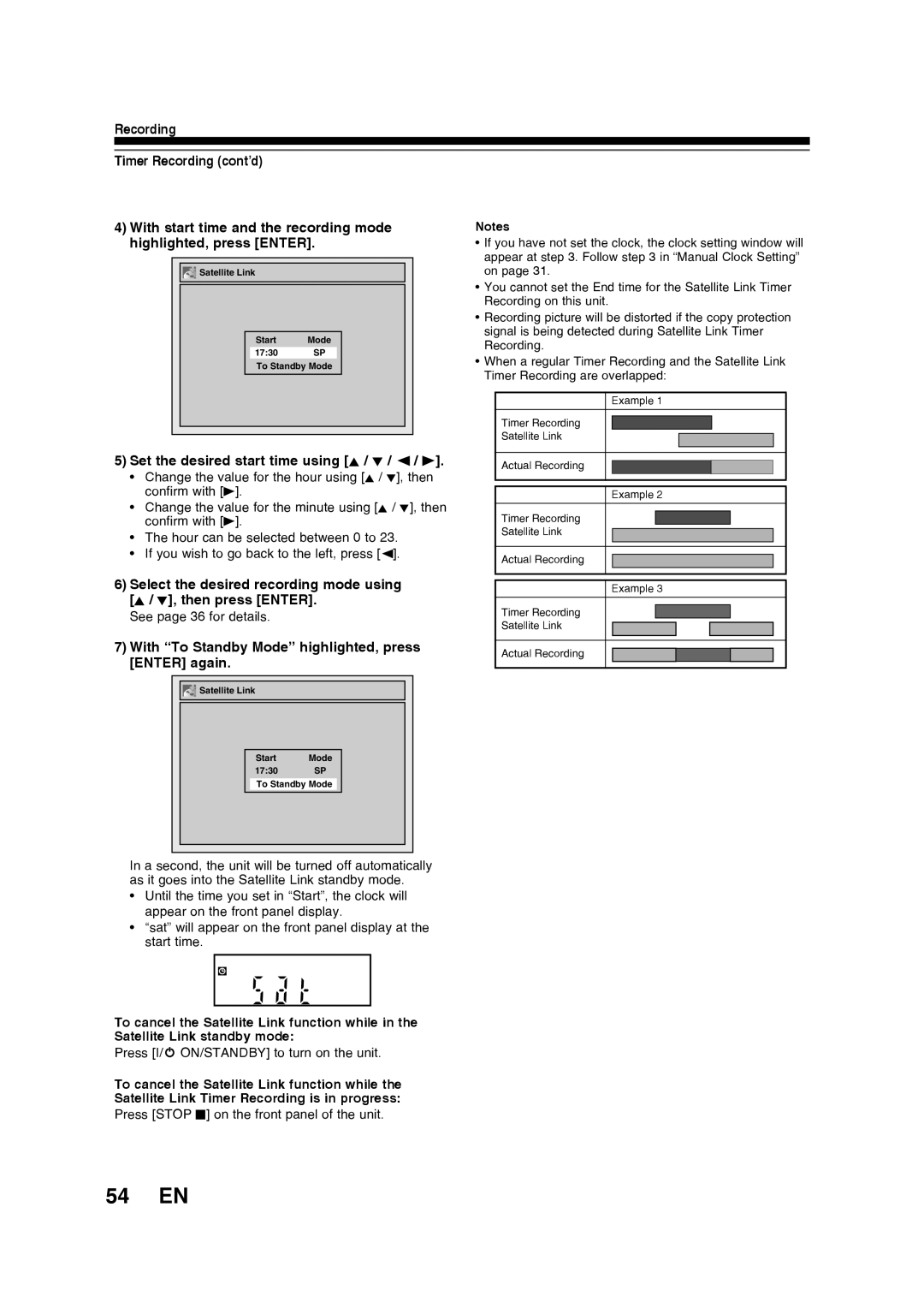 Toshiba D-R160SB manual 54 EN 