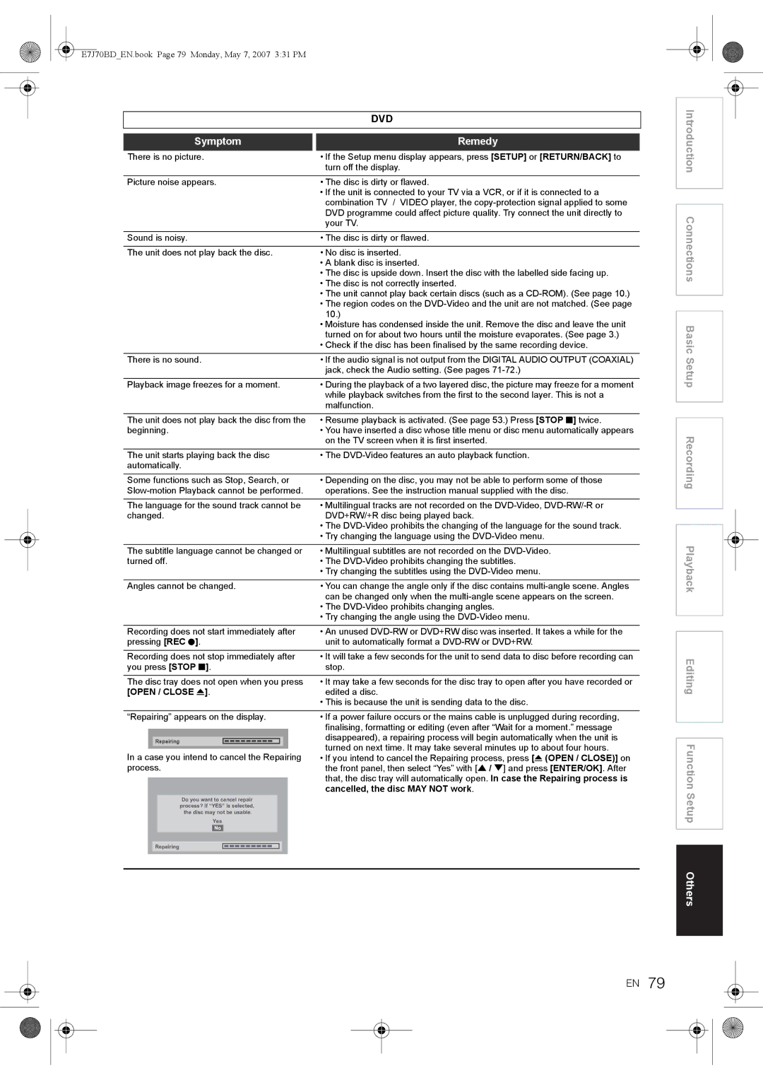 Toshiba D-R17DTKB owner manual Open / Close O 