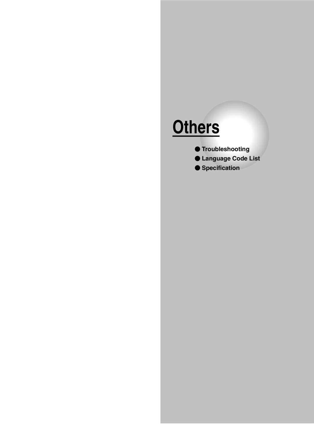 Toshiba D-R1SU owner manual Others 