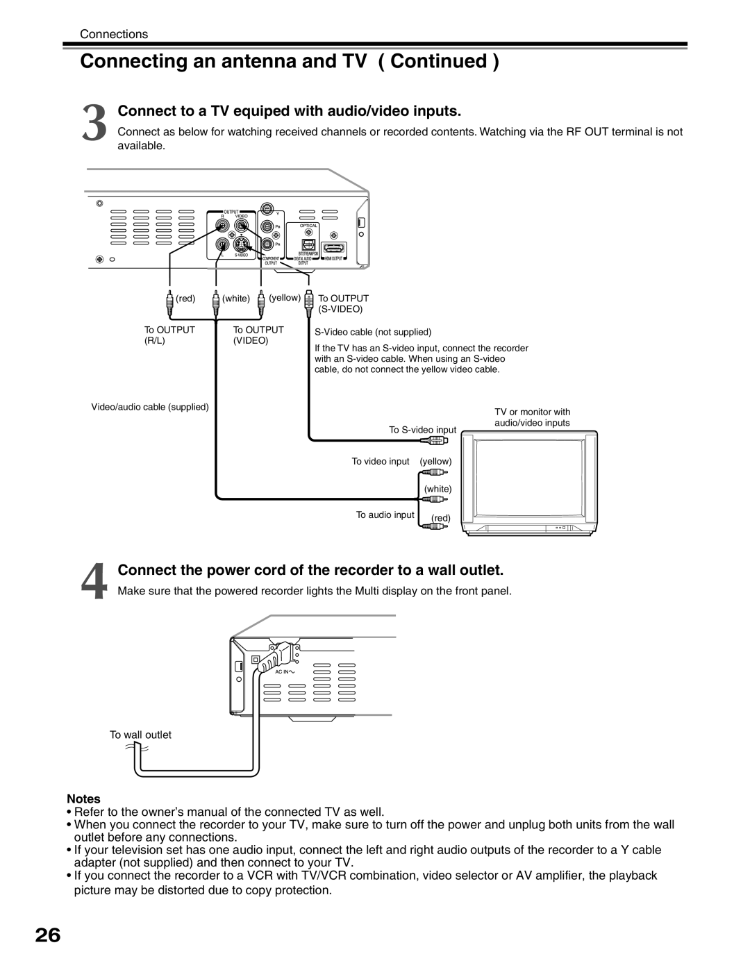 Toshiba D-R5SU, D-R5SC manual QPPGEVKPICPCPVGPPCCPF68 %QPVKPWGF, Qppgevkqpu, QwvngvDghqtgCpEqppgevkqpu 