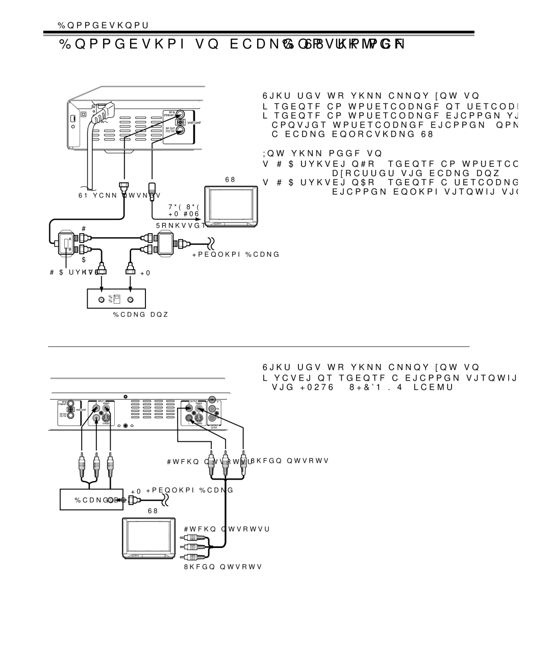 Toshiba D-R5SU, D-R5SC manual QPPGEVKPIVQECDNG68UKIPCN %QPVKPWGF, DrcuuguVjgEcdngDqz 