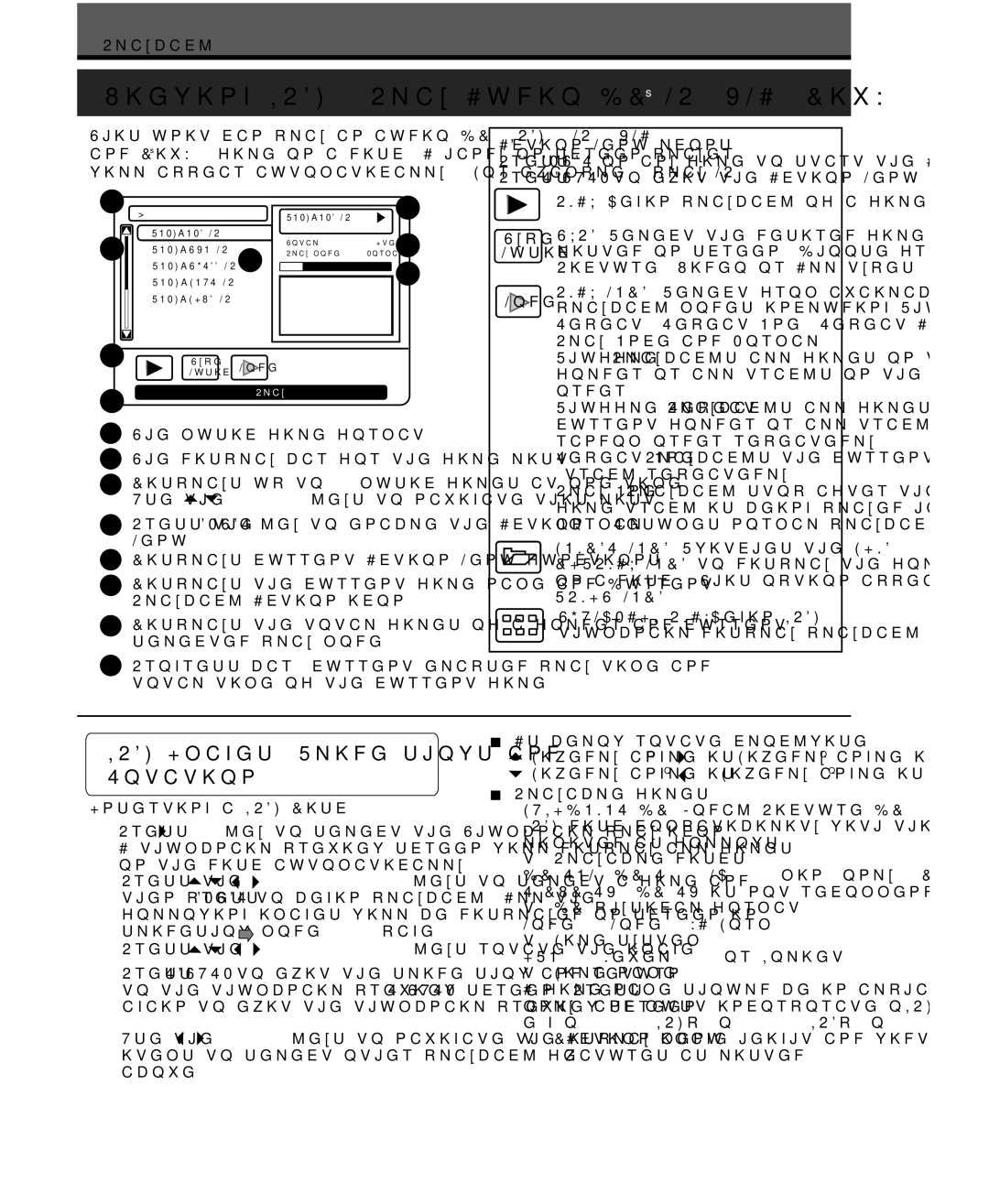 Toshiba D-R5SU, D-R5SC manual 8KGYKPI,22NC#WFKQ%&/29/#&KXs, +OCIGU5NKFGUJQYUCPF, 4QVCVKQP 