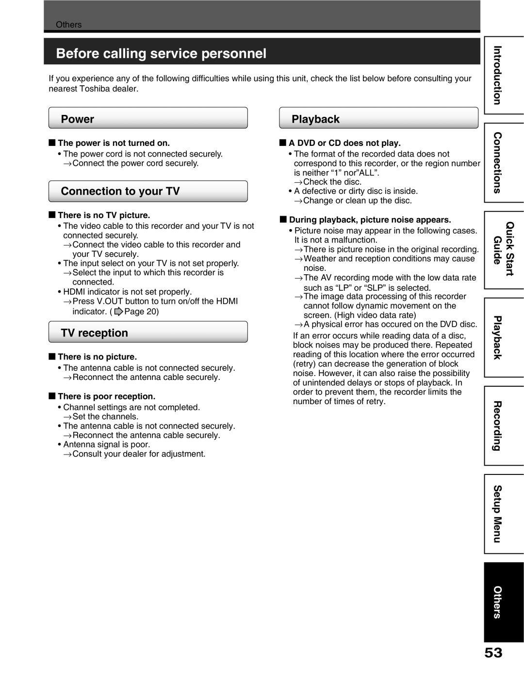 Toshiba D-R5SC, D-R5SU manual $GhqtgEcnnkpiUgtxkegRgtuqppgn, 2QYGT, QPPGEVKQPVQQWT68, 68TGEGRVKQP 