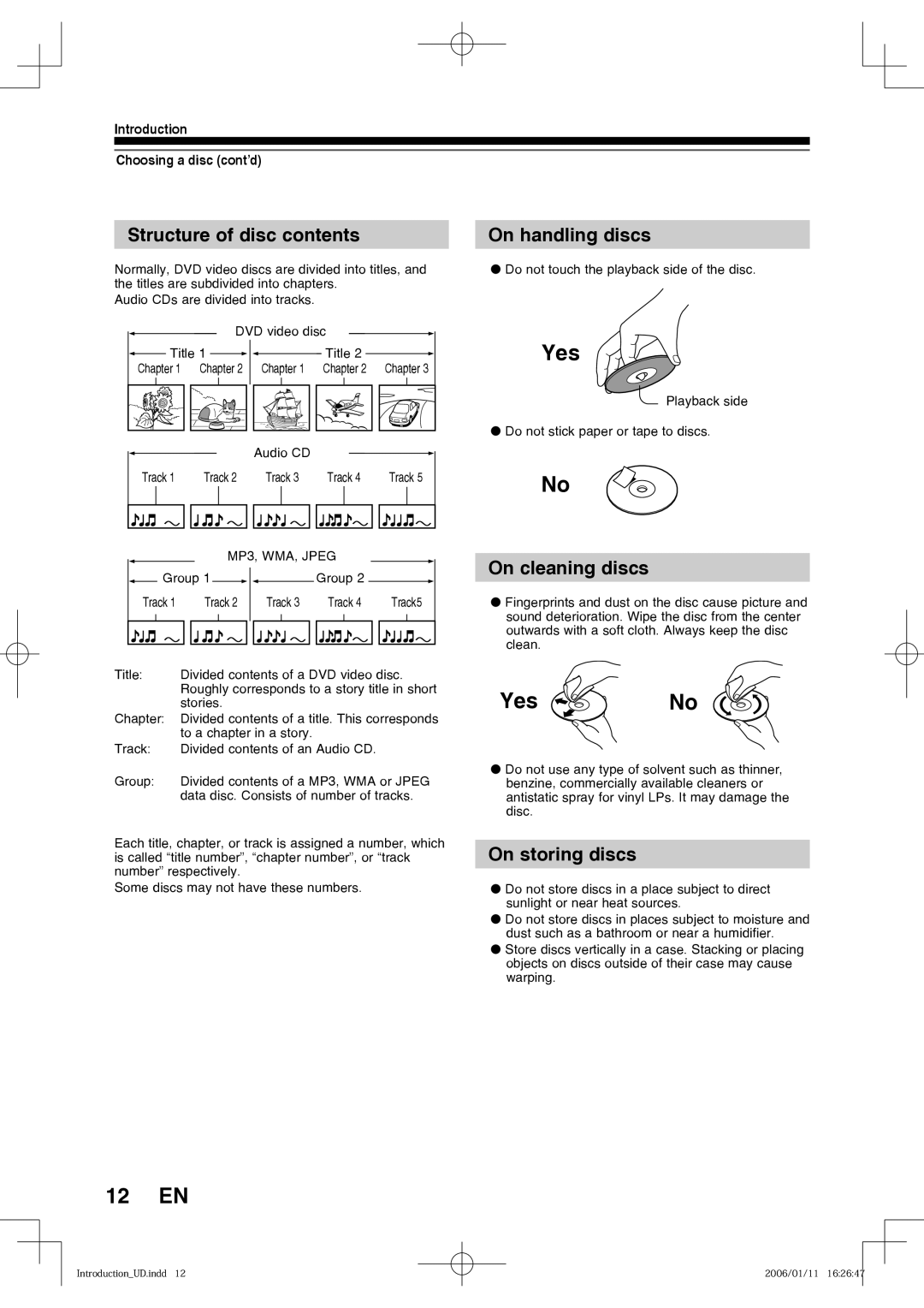 Toshiba D-RW2SU, D-RW2SC manual Yes No, 12 EN 