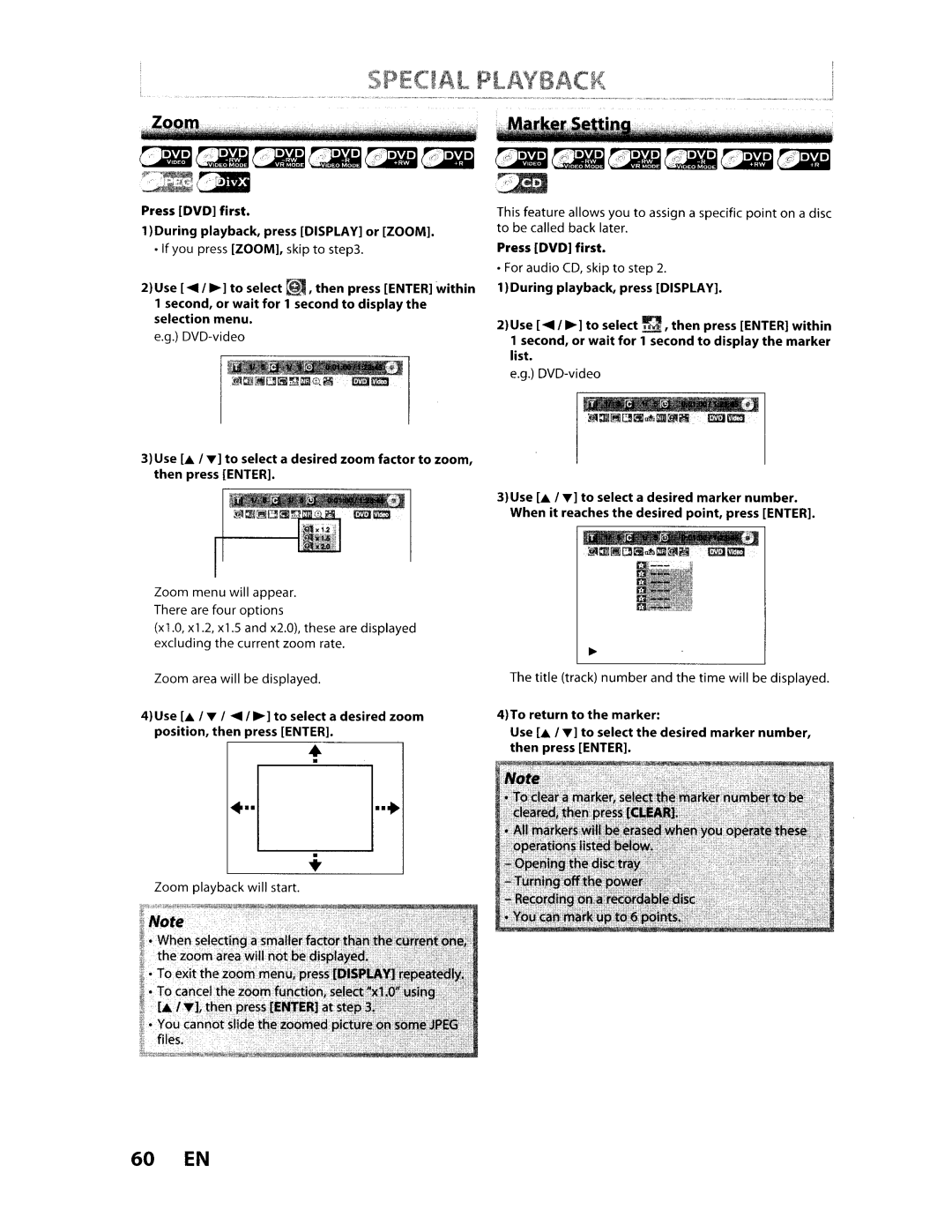 Toshiba D-VR610KU manual Special Playback 