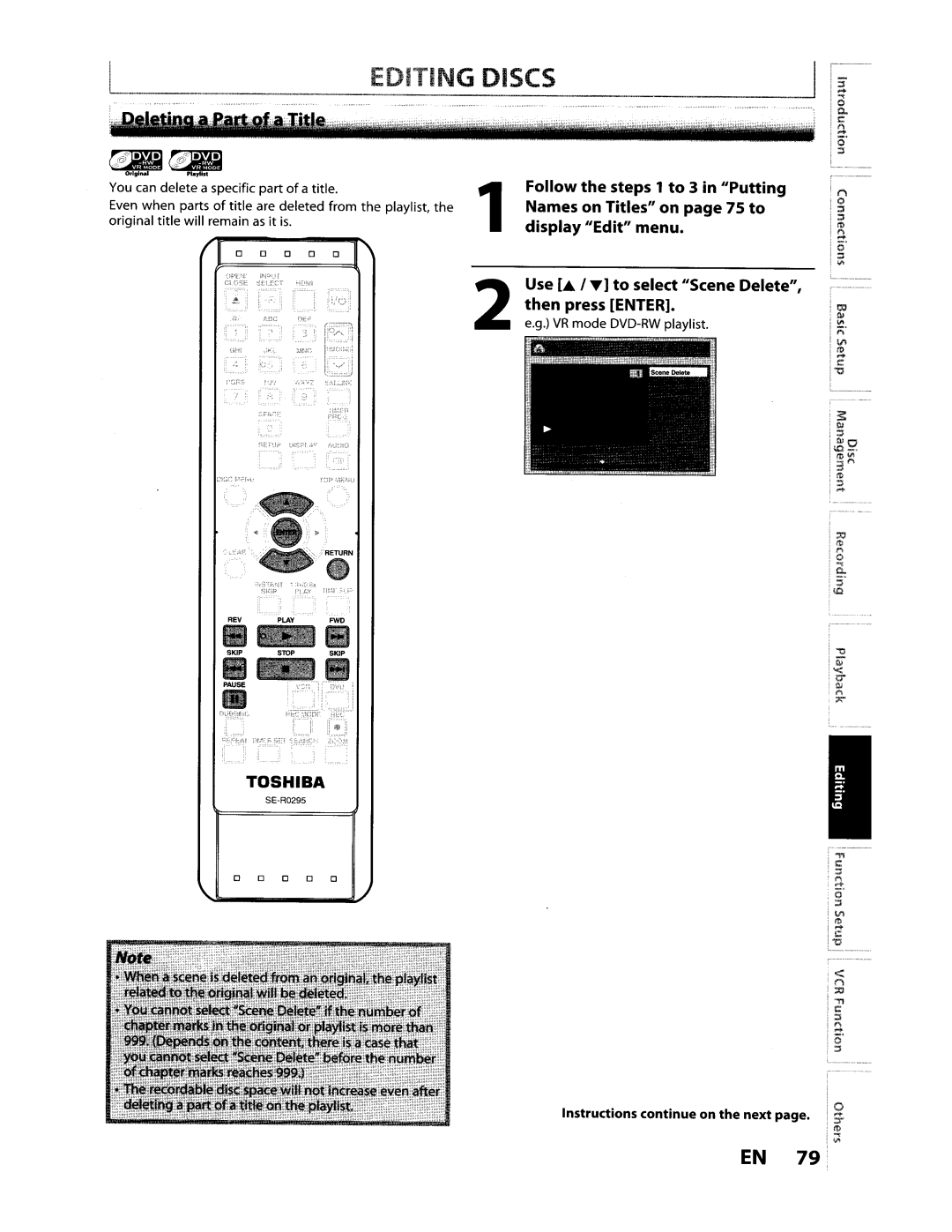 Toshiba D-VR610KU manual 1IlIl1\~1lilliI1 