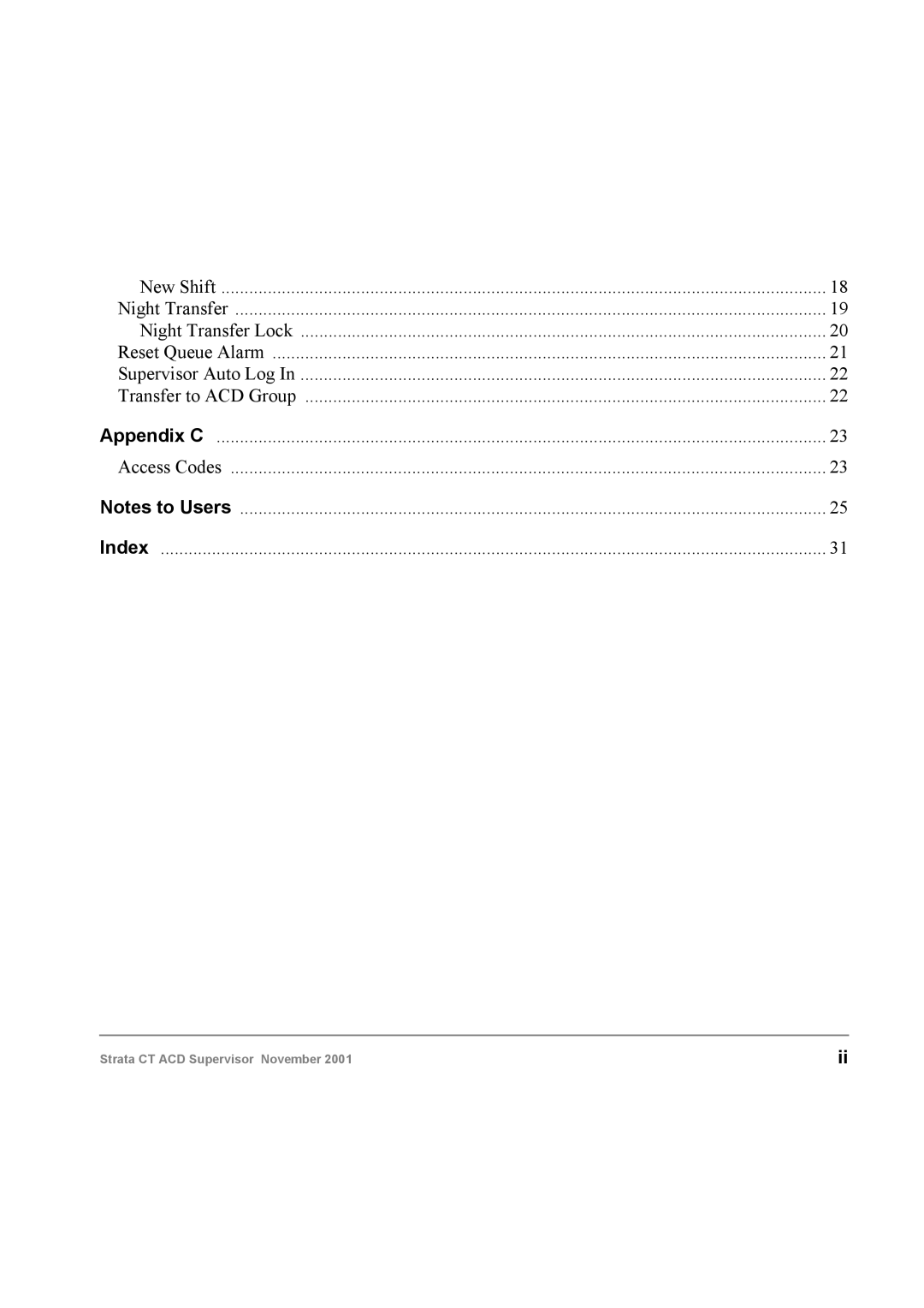 Toshiba Digital Business Telephone Solutions manual Strata CT ACD Supervisor November 