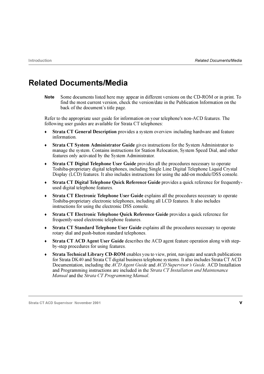 Toshiba Digital Business Telephone Solutions manual Related Documents/Media 