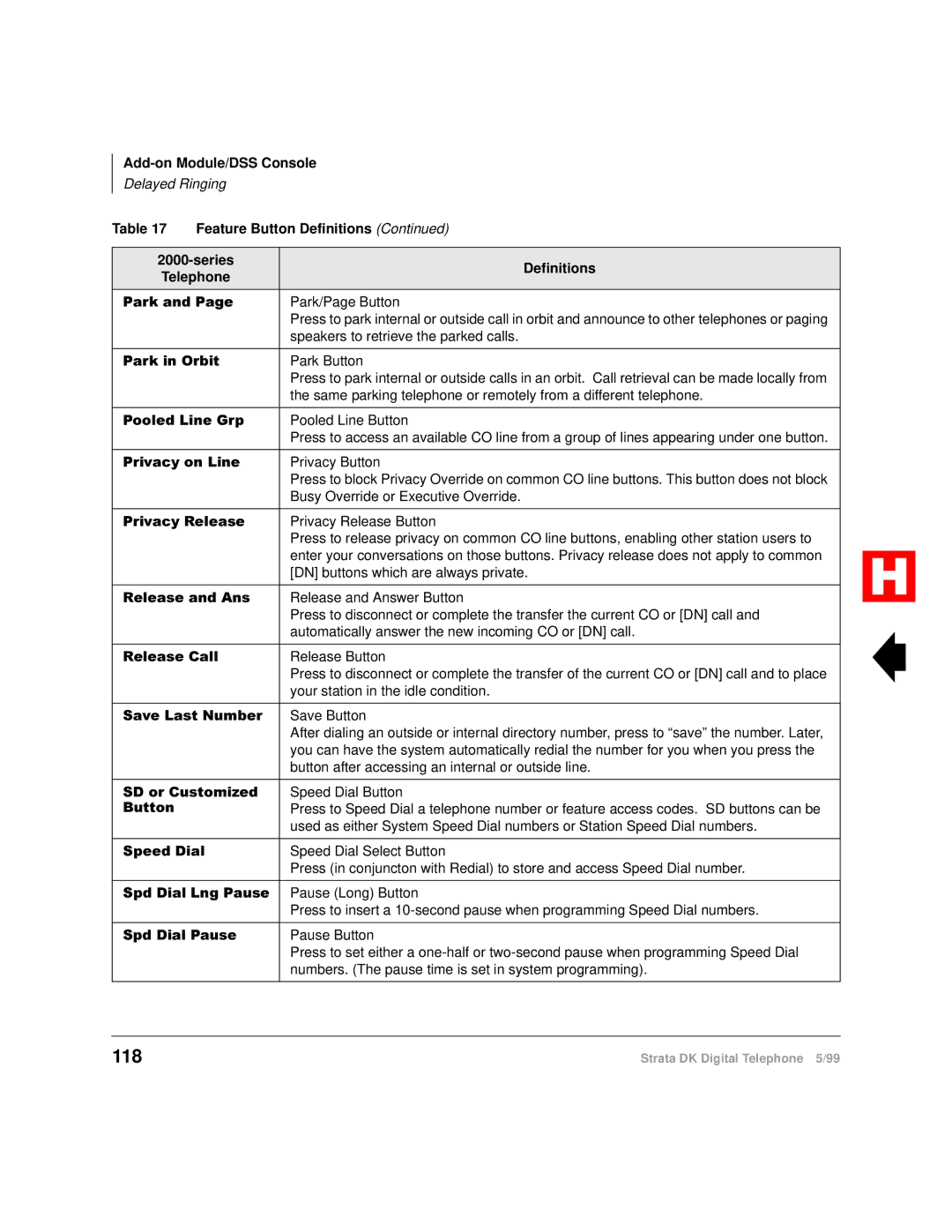 Toshiba Digital Telephone manual 118 