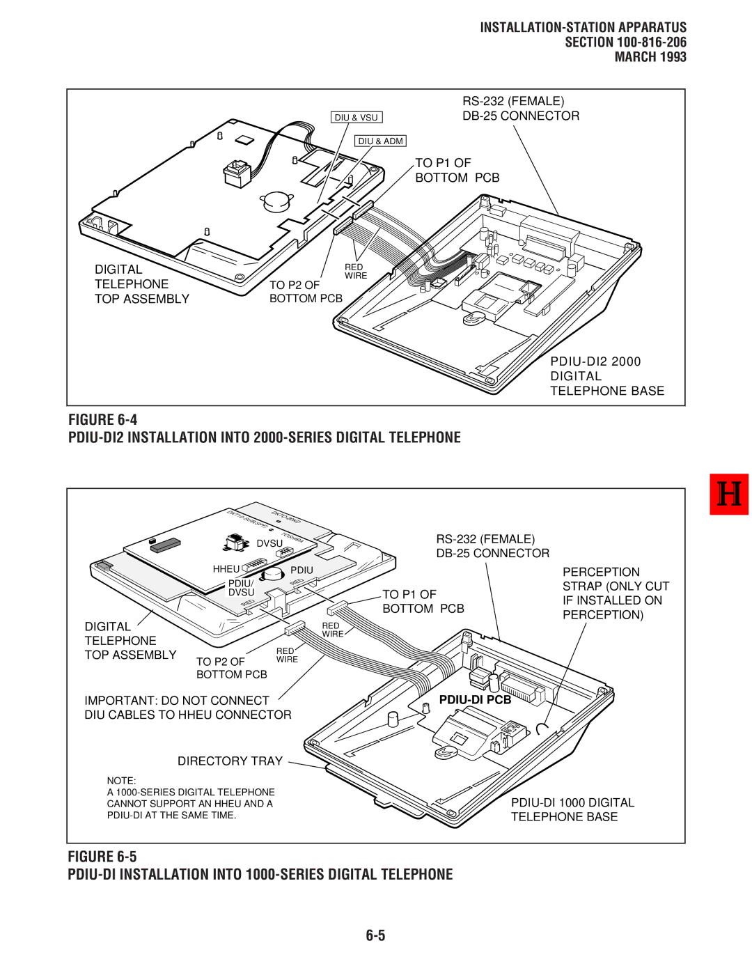 Toshiba DK8, DK 16 manual PDIU-DI2 Installation Into 2000-SERIES Digital Telephone, Pdiu-Di Pcb 