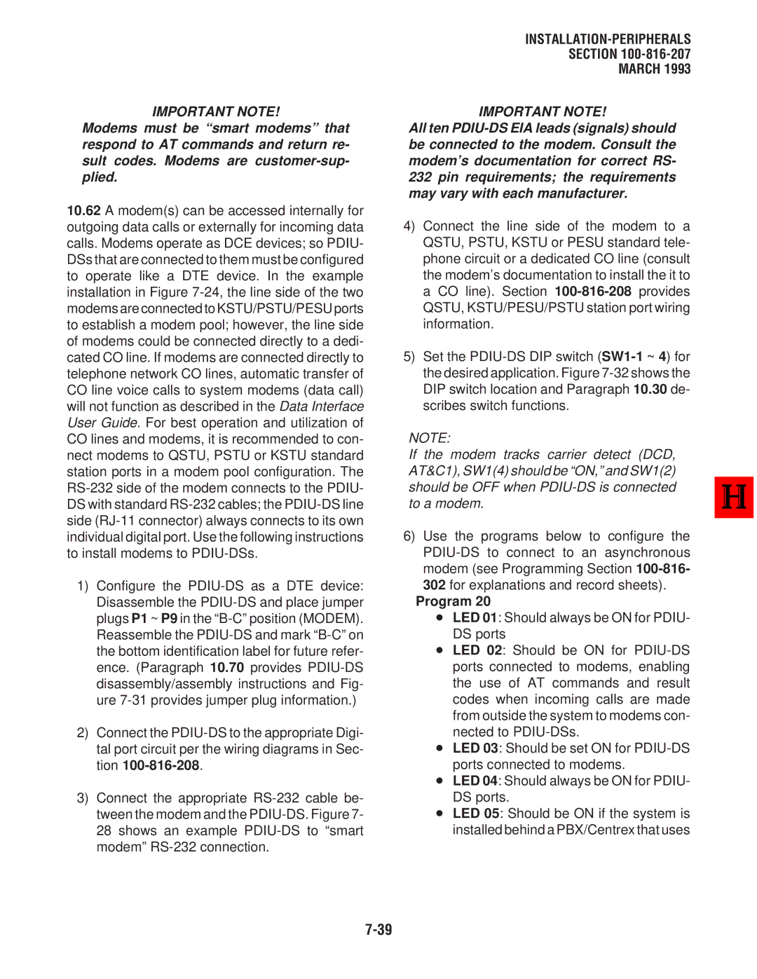 Toshiba DK8, DK 16 manual Important Note 