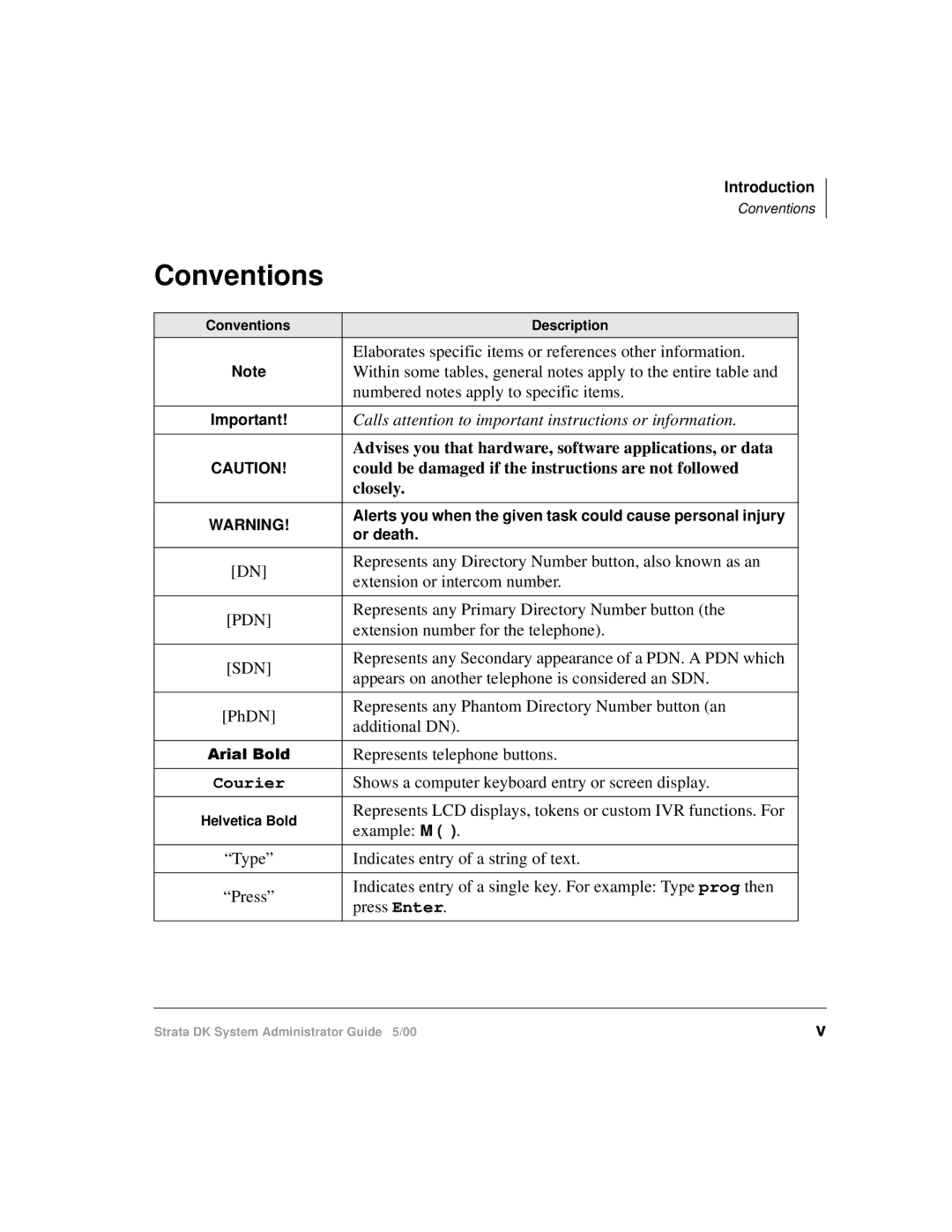 Toshiba DKA-AG-SYSTEMVD manual Conventions 