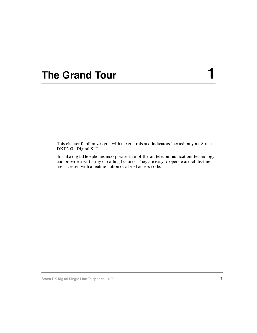 Toshiba DKA-UG-DKSLT-VB manual Grand Tour 