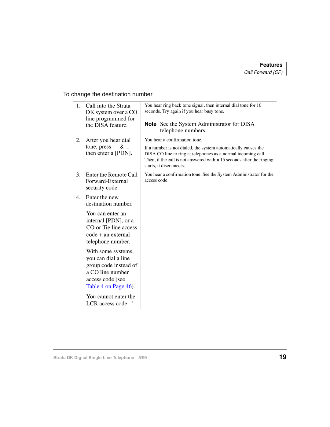 Toshiba DKA-UG-DKSLT-VB manual To change the destination number, Enter the new destination number 