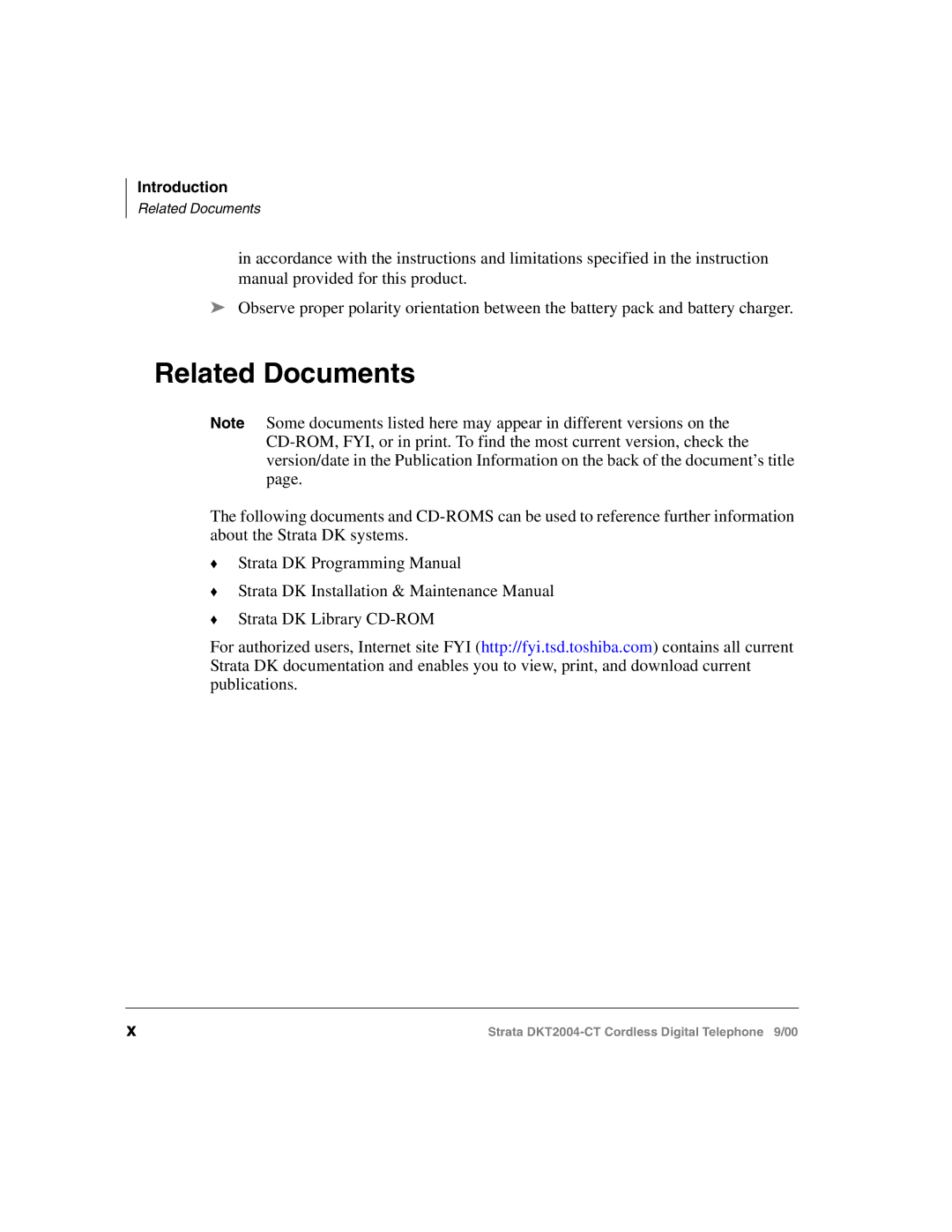 Toshiba DKT2004-CT manual Related Documents 